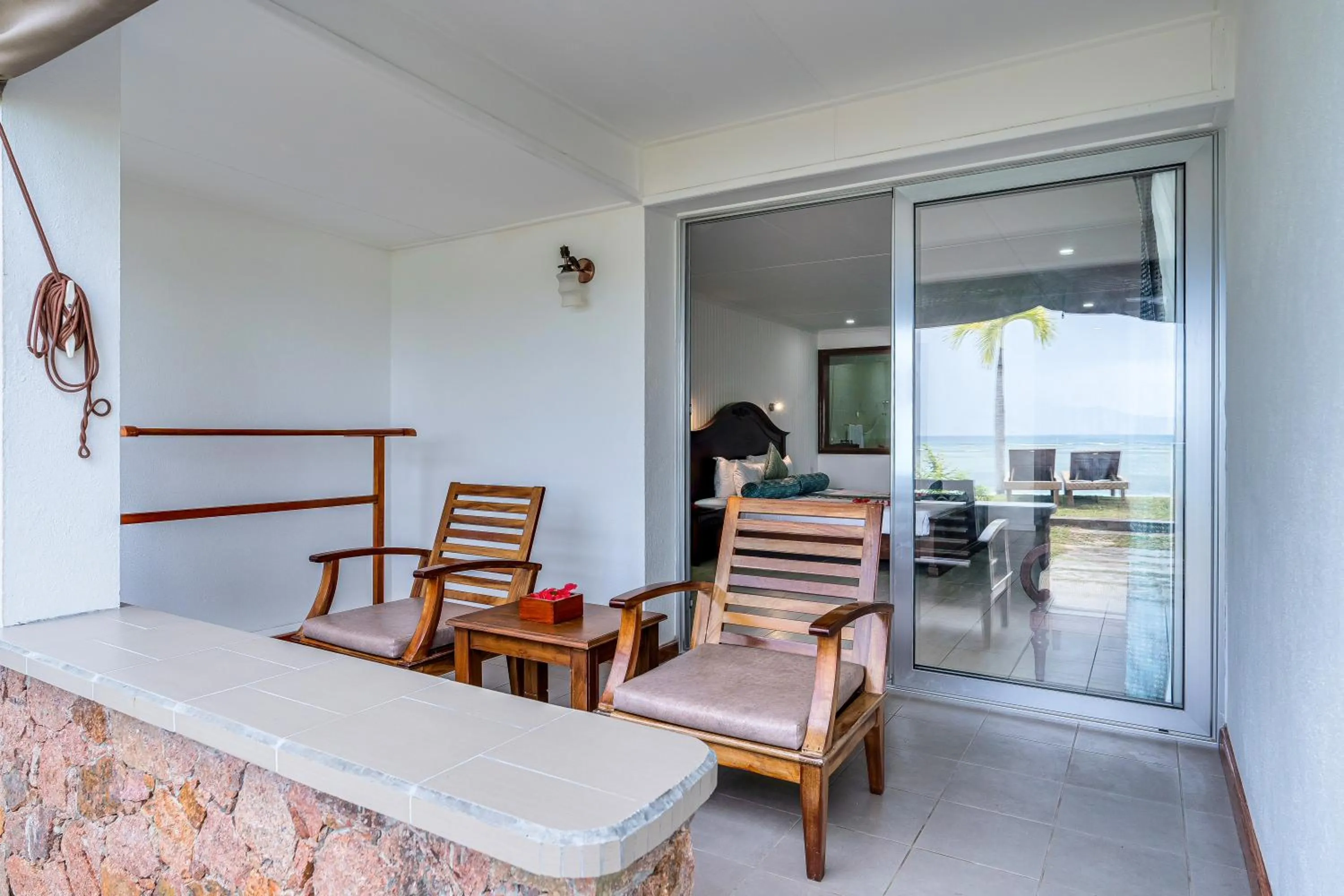 View (from property/room) in La Digue Island Lodge