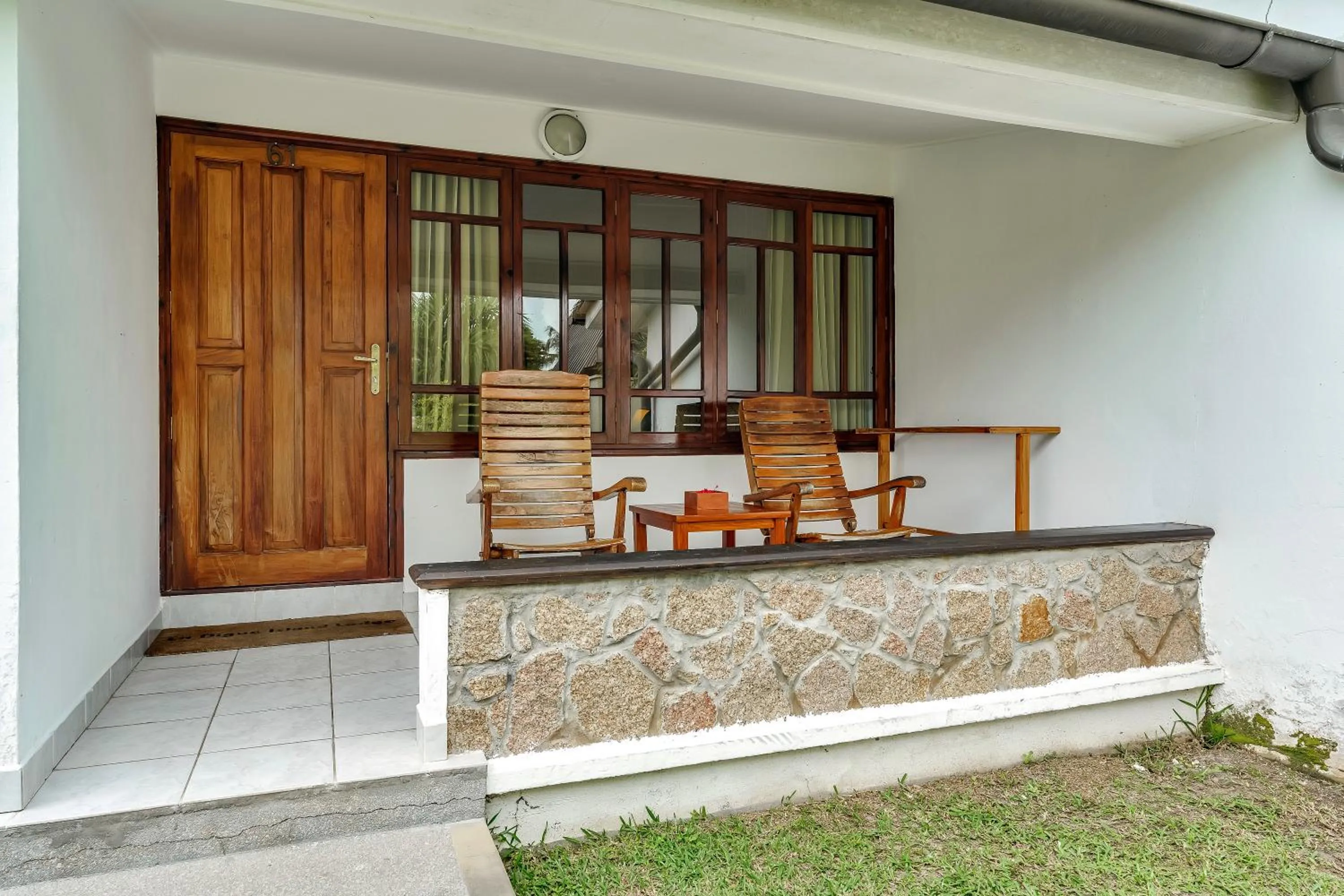 Balcony/Terrace in La Digue Island Lodge
