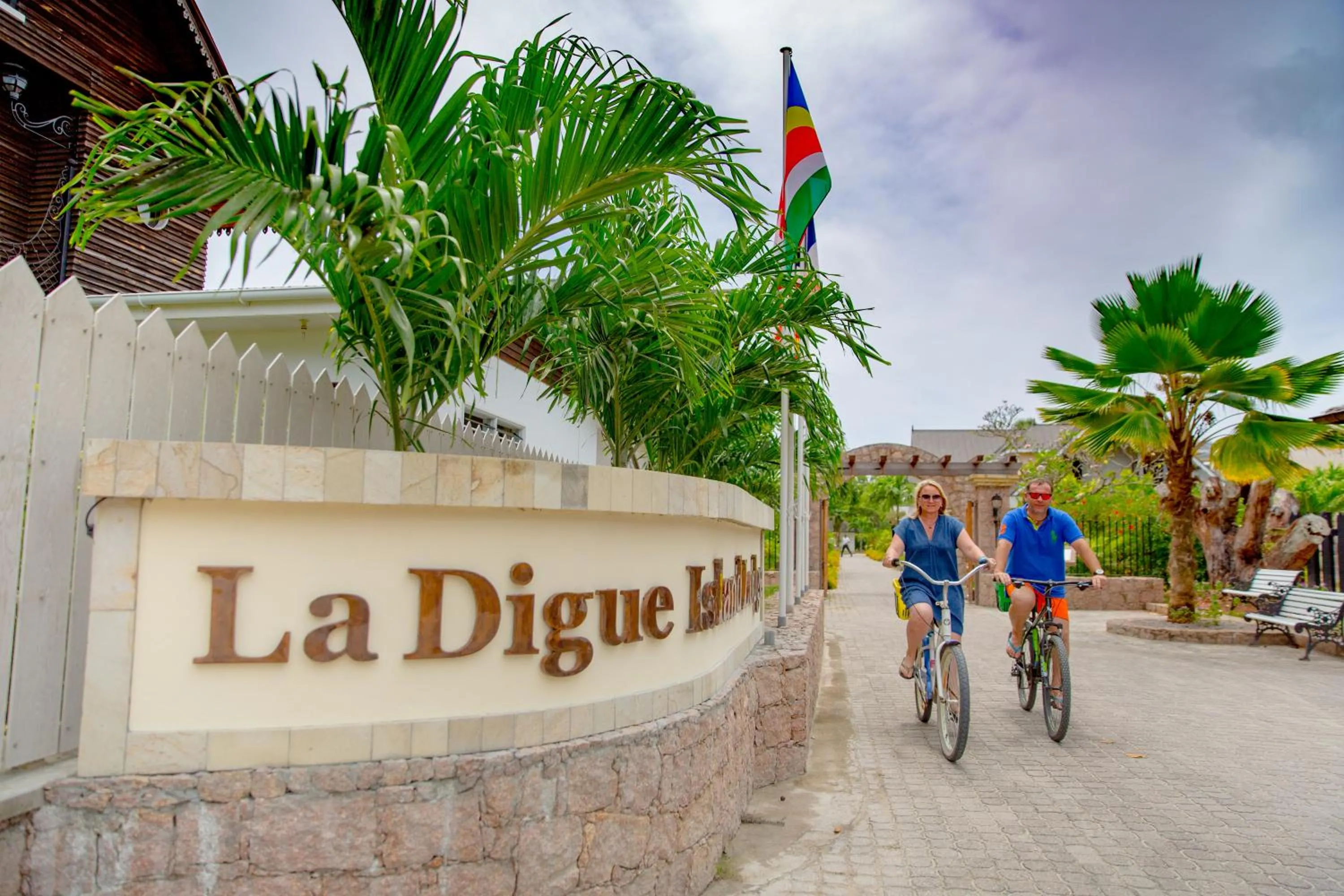 Facade/entrance in La Digue Island Lodge