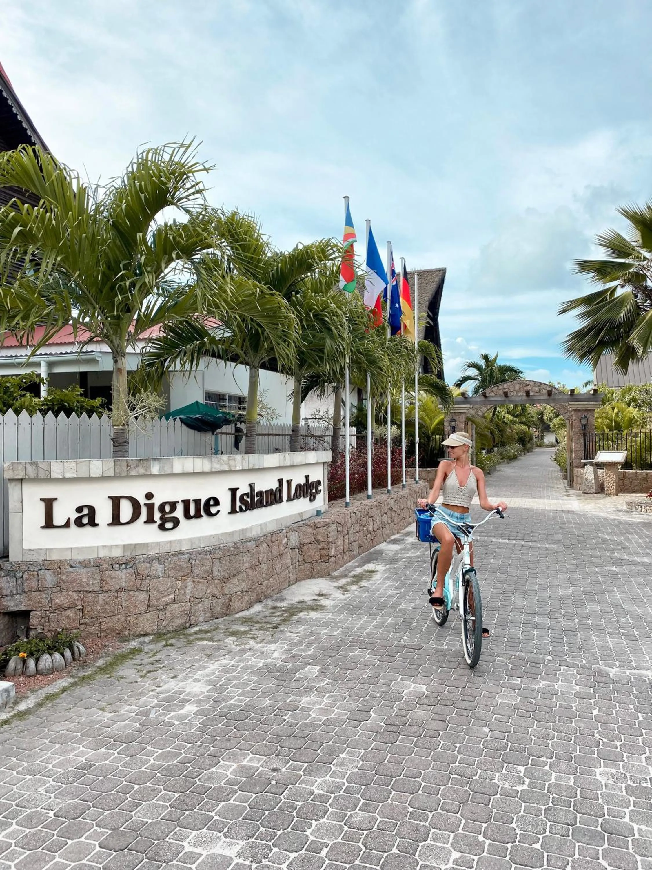 Facade/entrance in La Digue Island Lodge