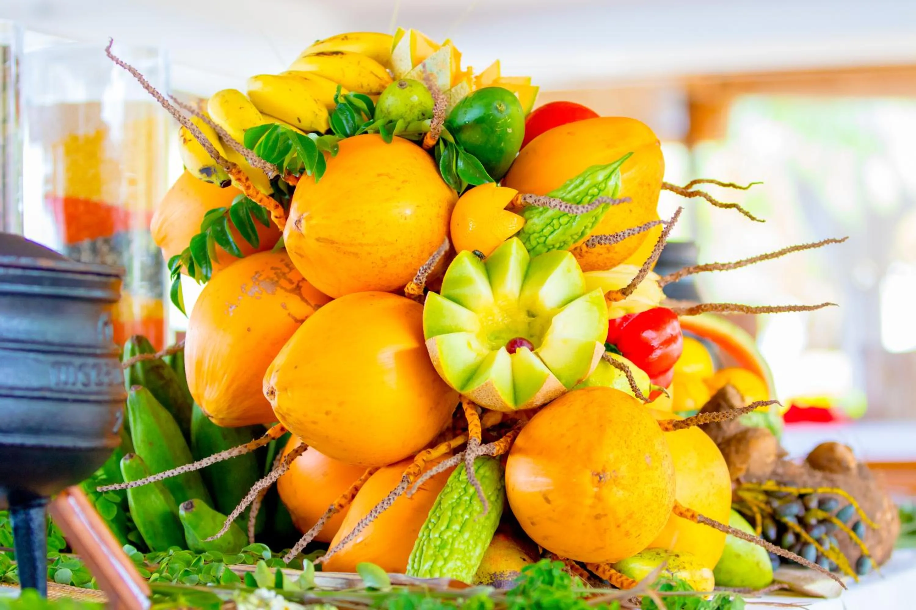 Food in La Digue Island Lodge