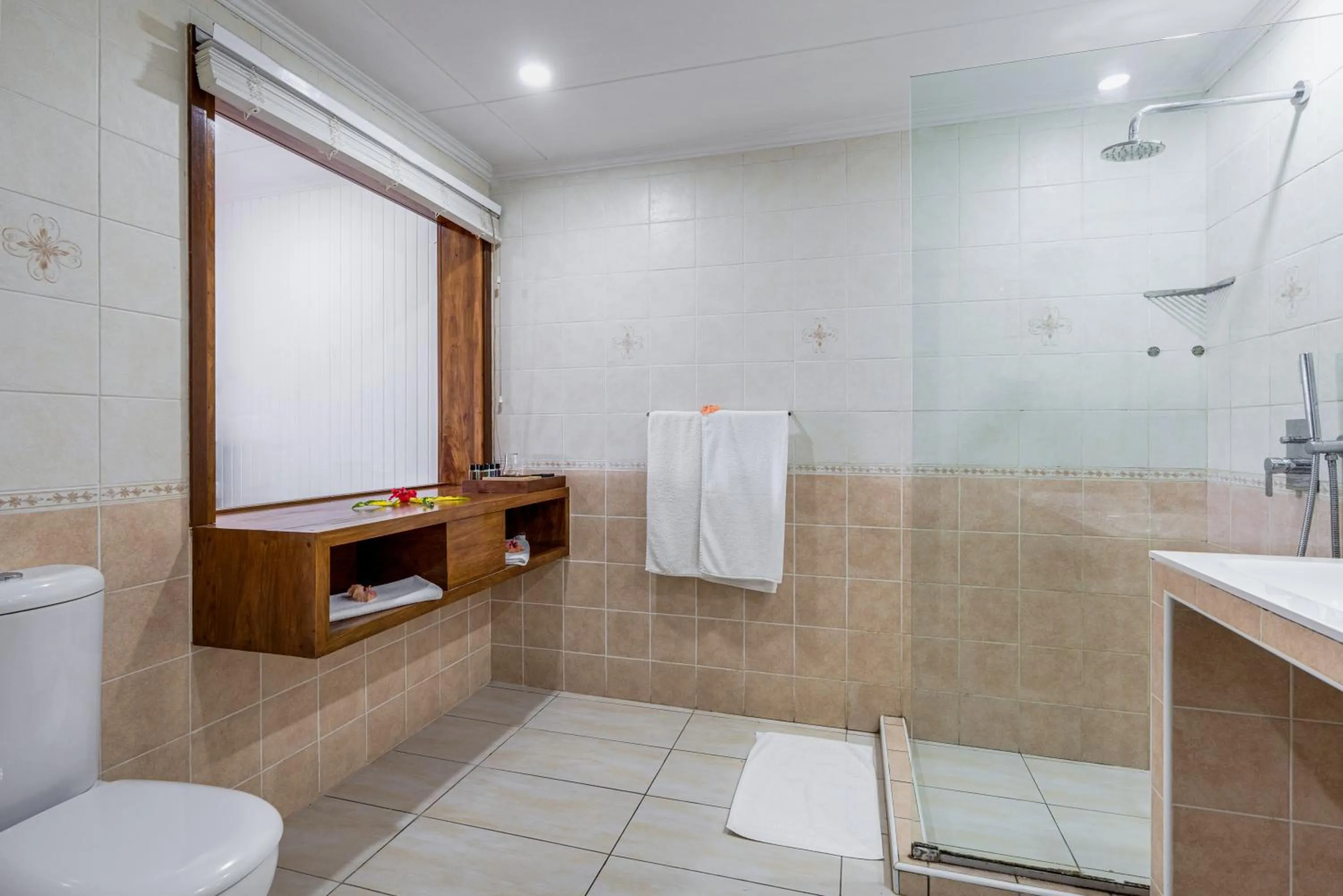 Bathroom in La Digue Island Lodge