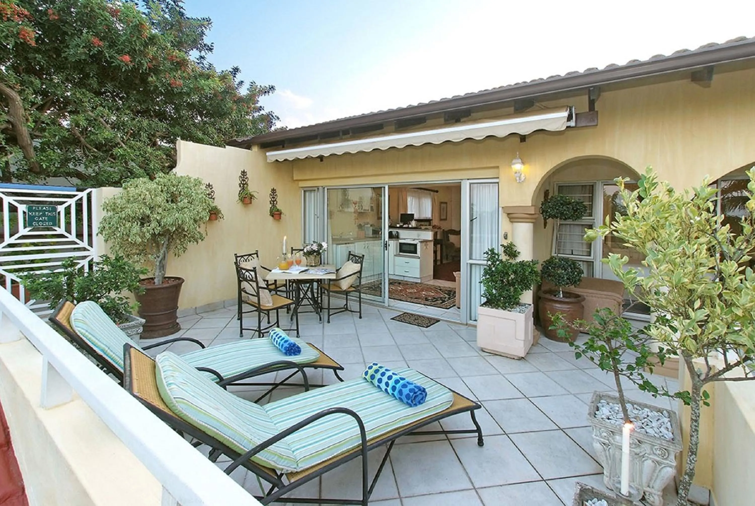 Patio in Anchor's Rest Guesthouse and Self Catering
