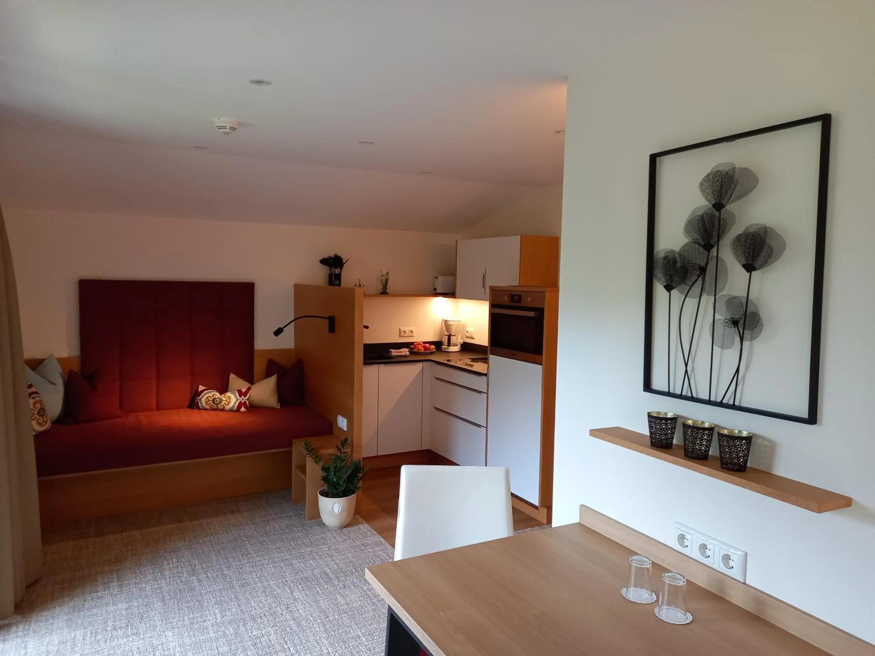 Kitchen or kitchenette in Hotel Garni Erler