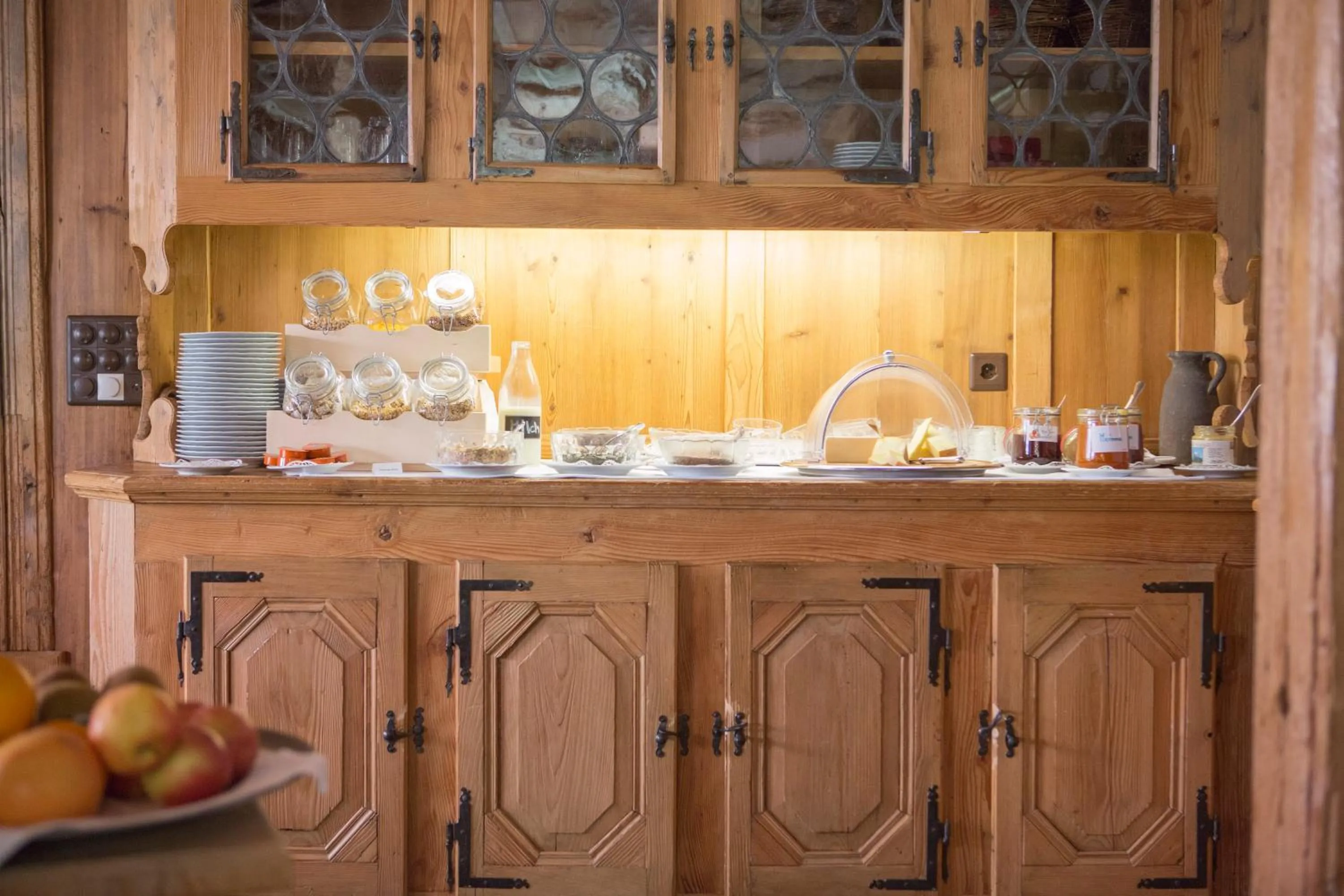 Buffet breakfast in Hotel Schönegg