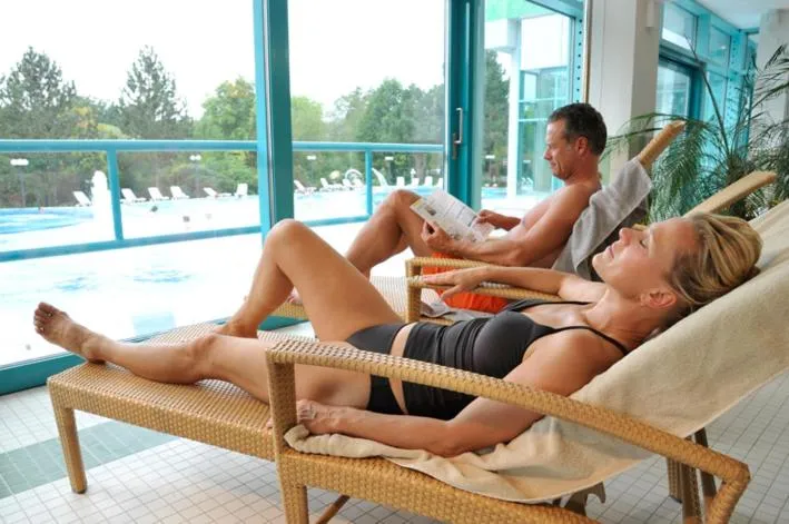 Spa and wellness centre/facilities in Haus Roseneck mit gratis Zugang zur Jod-Sole-Therme