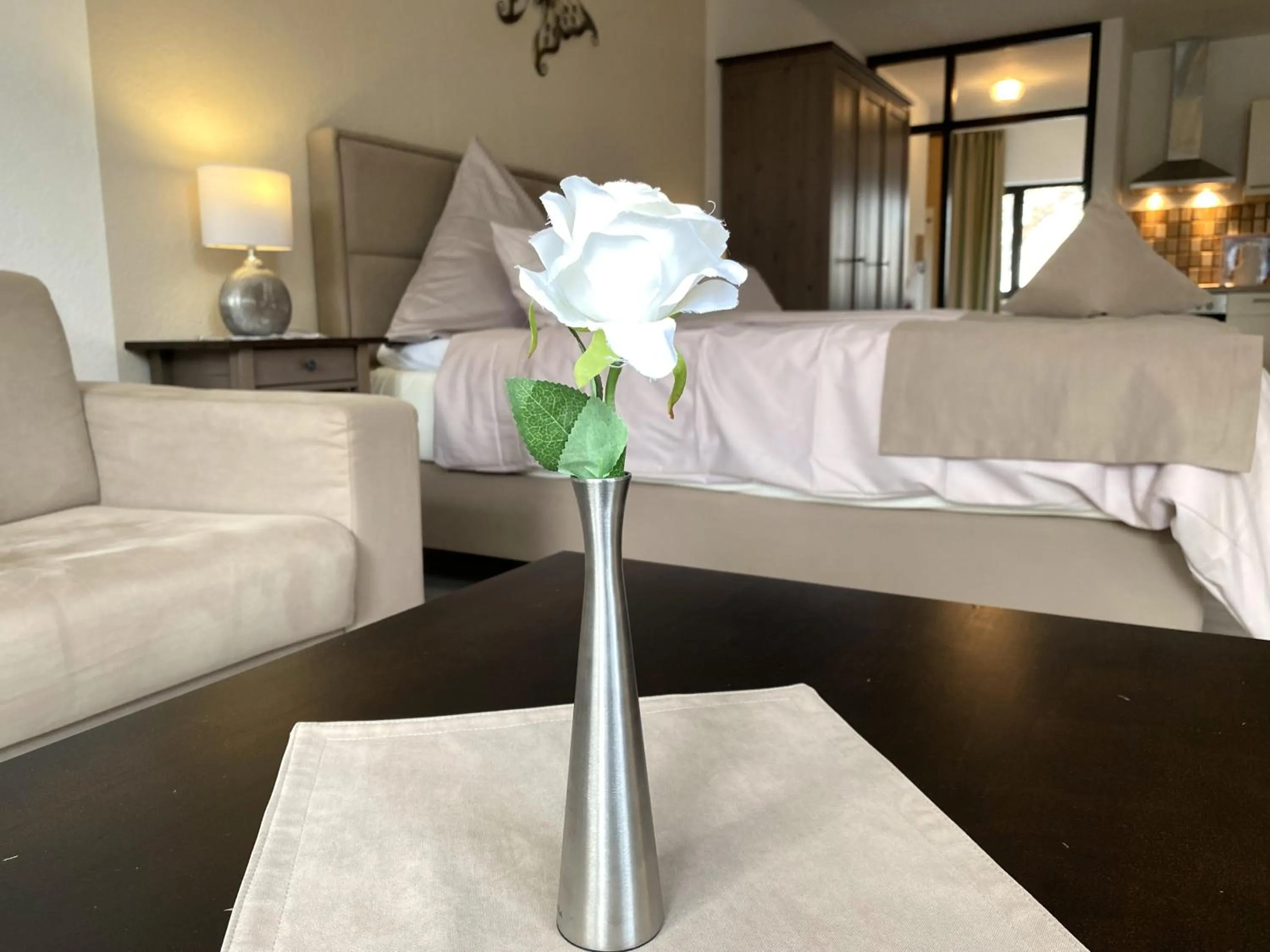 Photo of the whole room, Bed in Haus Roseneck mit gratis Zugang zur Jod-Sole-Therme