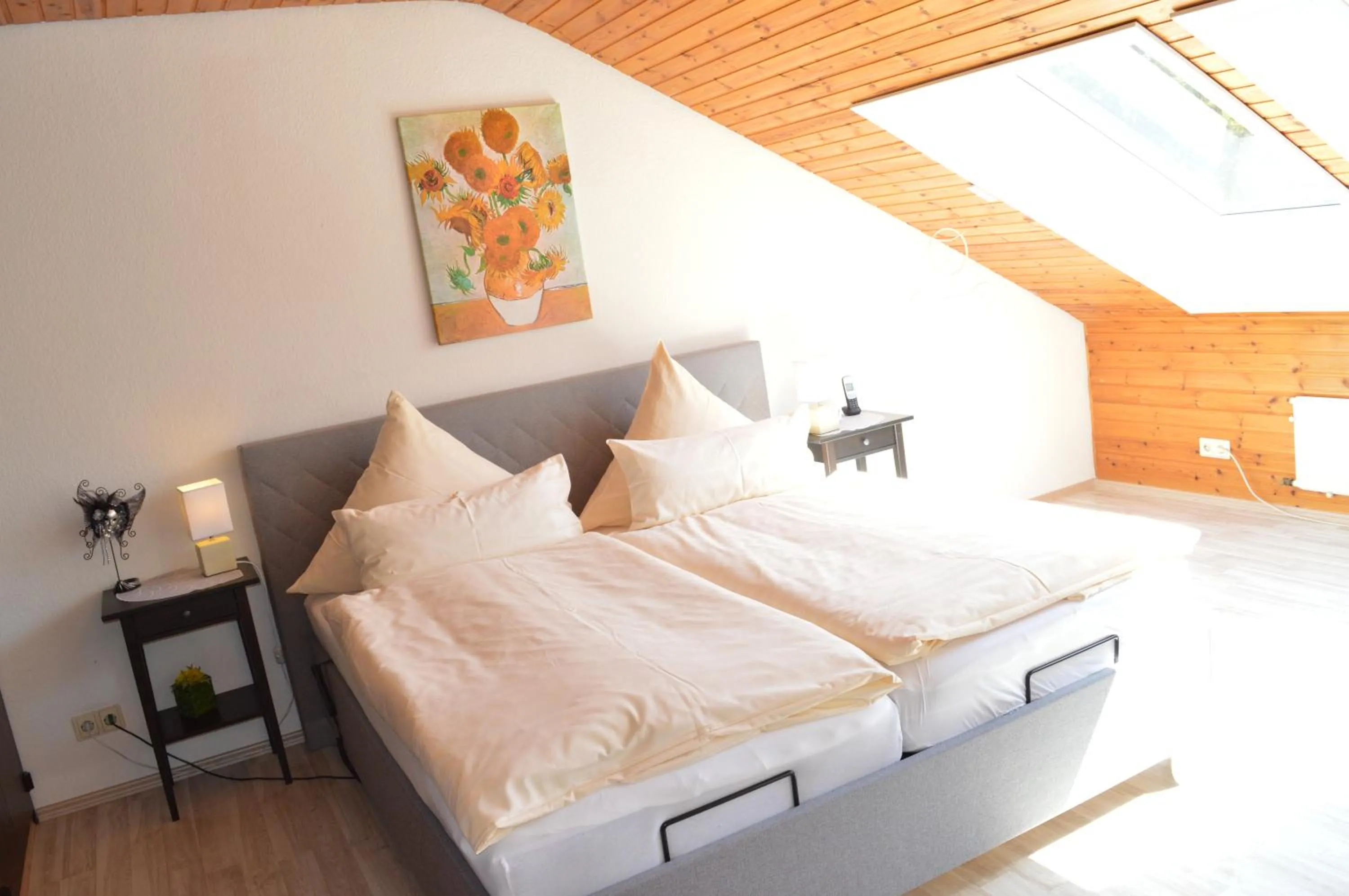 Bedroom, Bed in Haus Roseneck mit gratis Zugang zur Jod-Sole-Therme