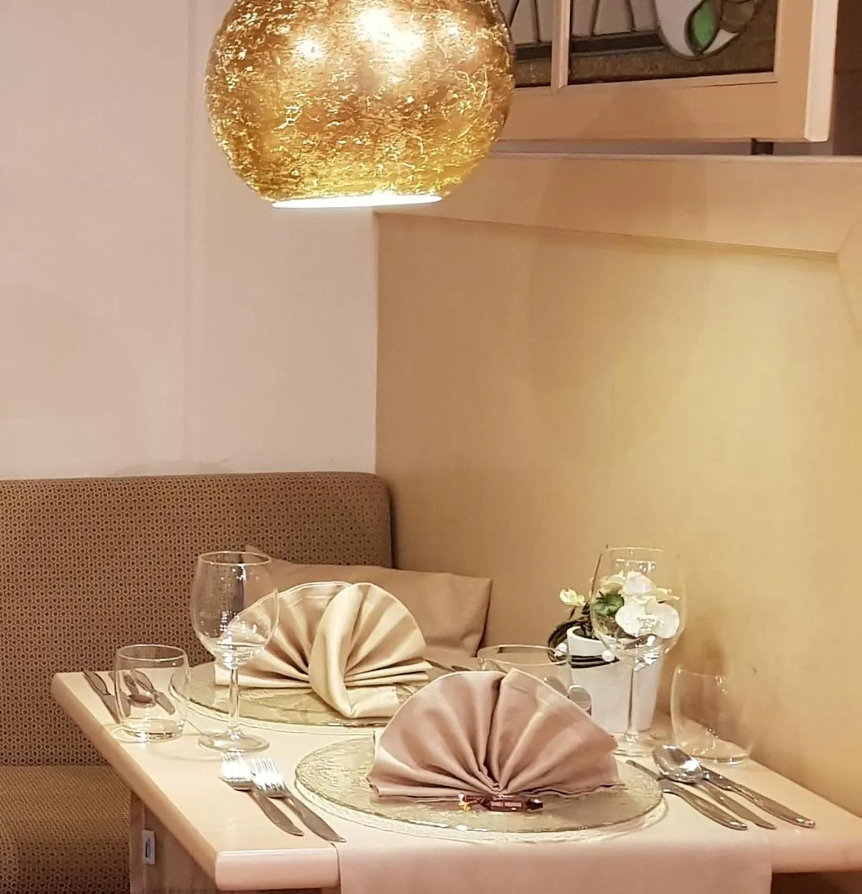 Restaurant/places to eat in Haus Roseneck mit gratis Zugang zur Jod-Sole-Therme