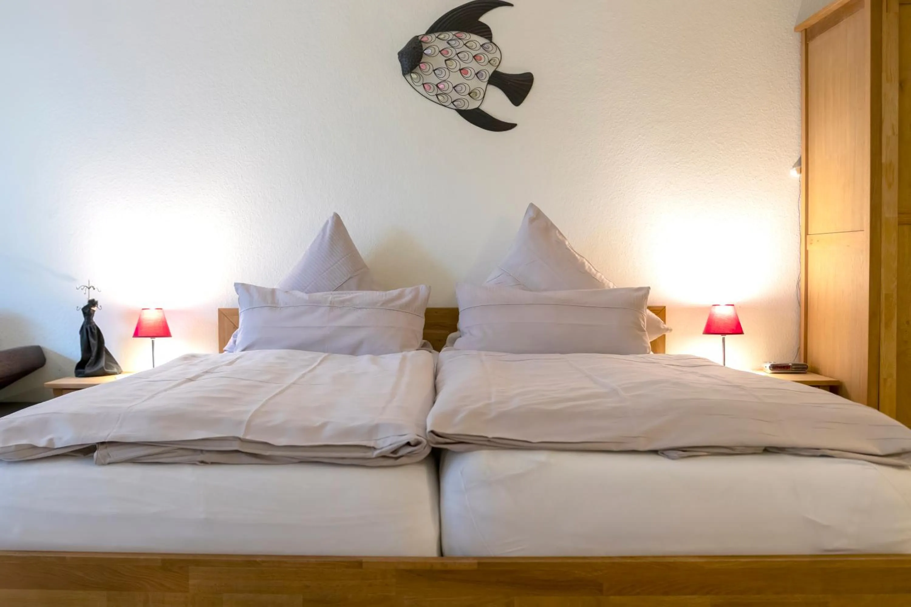 Bed in Haus Roseneck mit gratis Zugang zur Jod-Sole-Therme