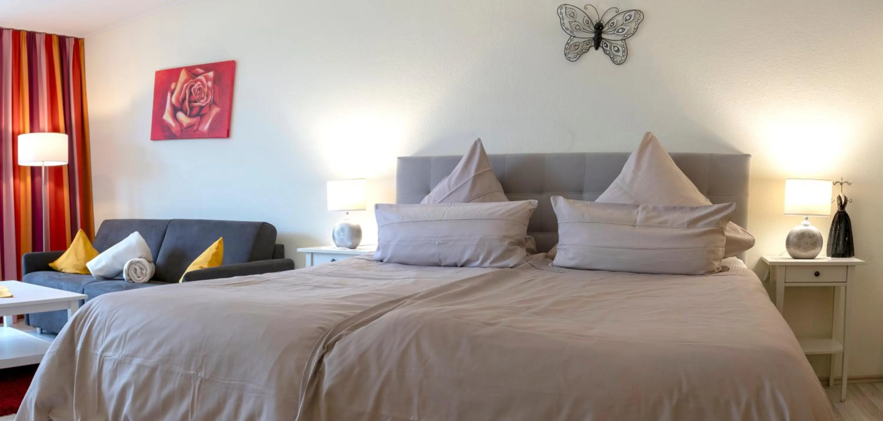 Photo of the whole room, Bed in Haus Roseneck mit gratis Zugang zur Jod-Sole-Therme