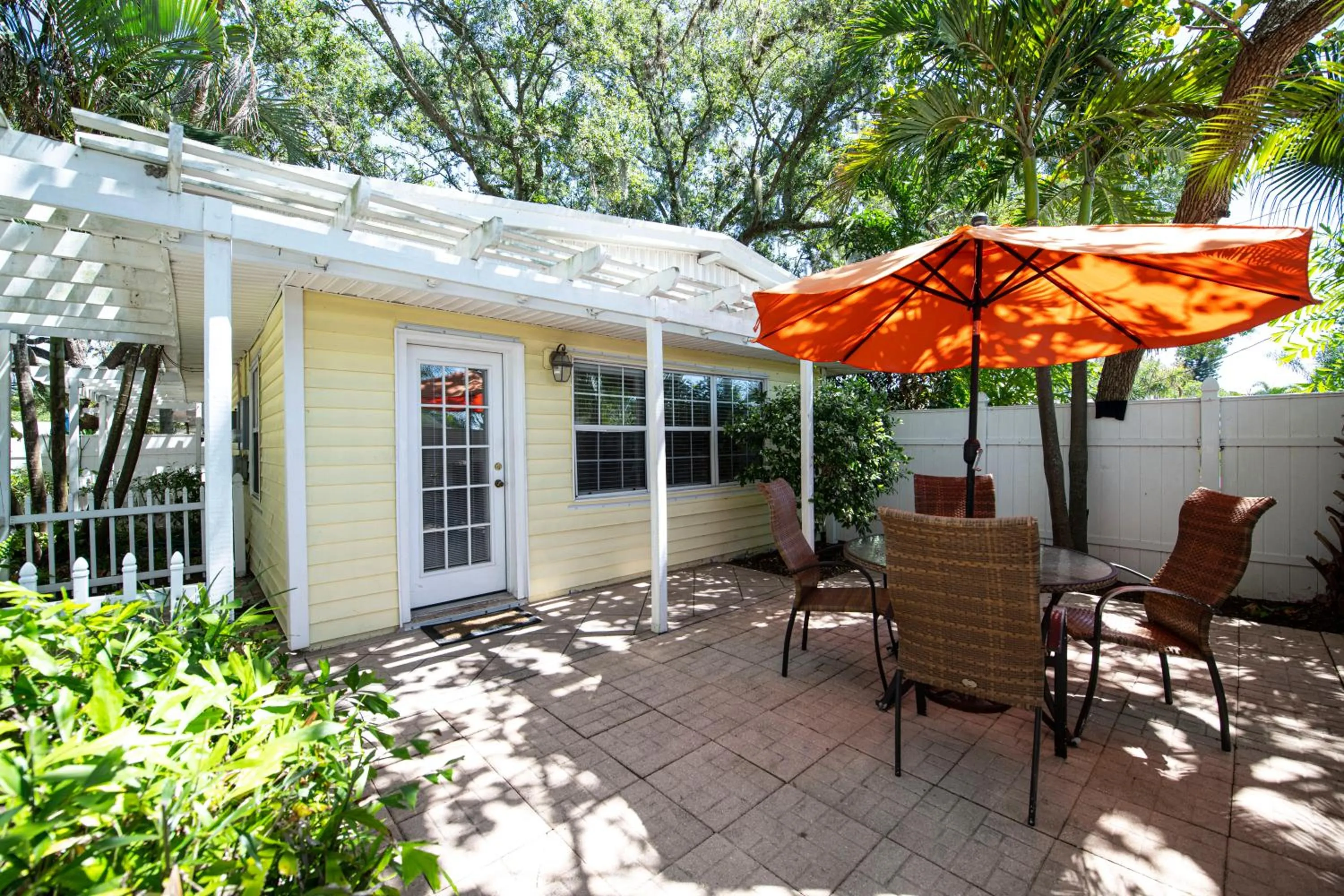 Patio in Pirates Pointe Resort
