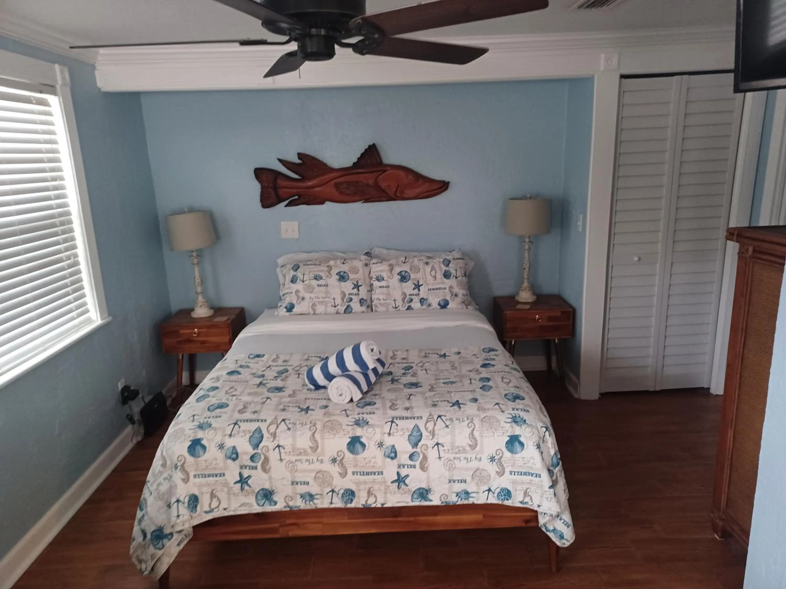 Bed in Pirates Pointe Resort