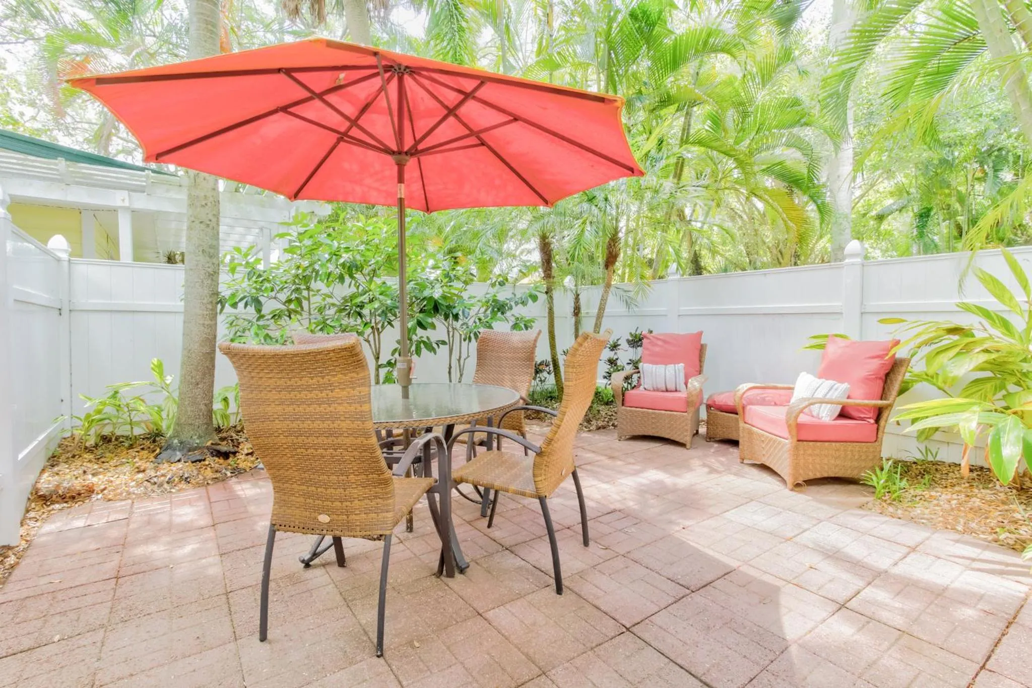 Patio in Pirates Pointe Resort