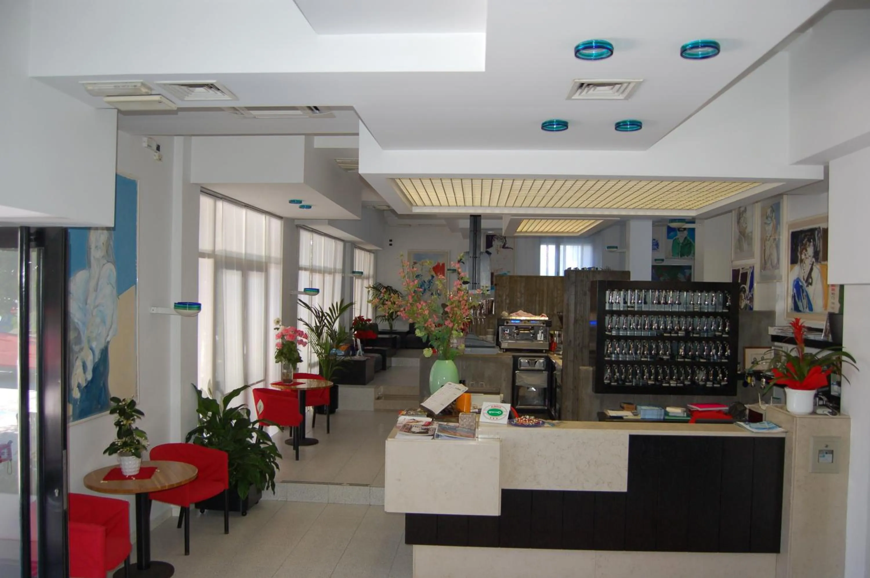 Lobby or reception in Hotel Wally