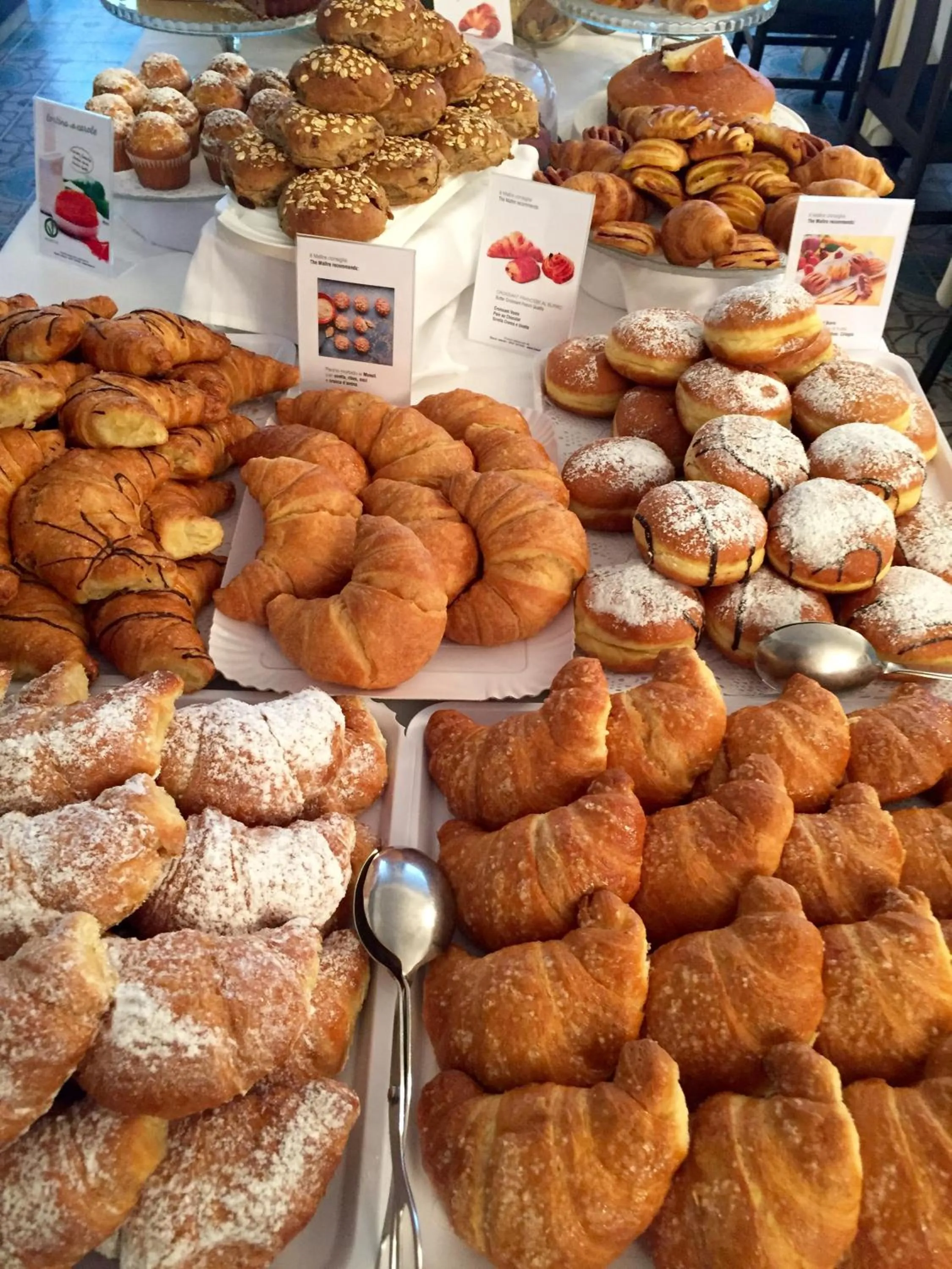 Continental breakfast in Hotel Wally
