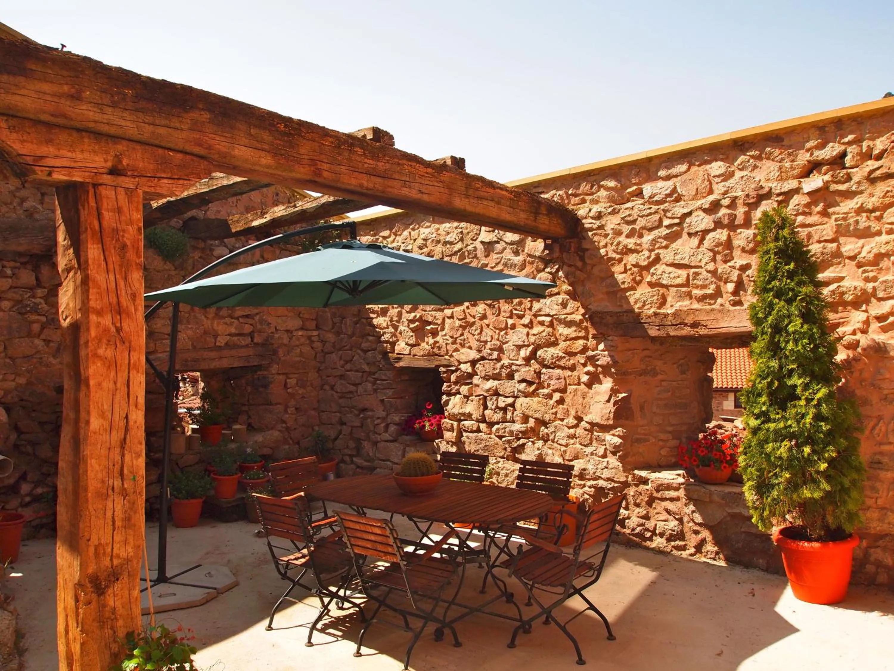 Garden in Posada Real La Almazuela