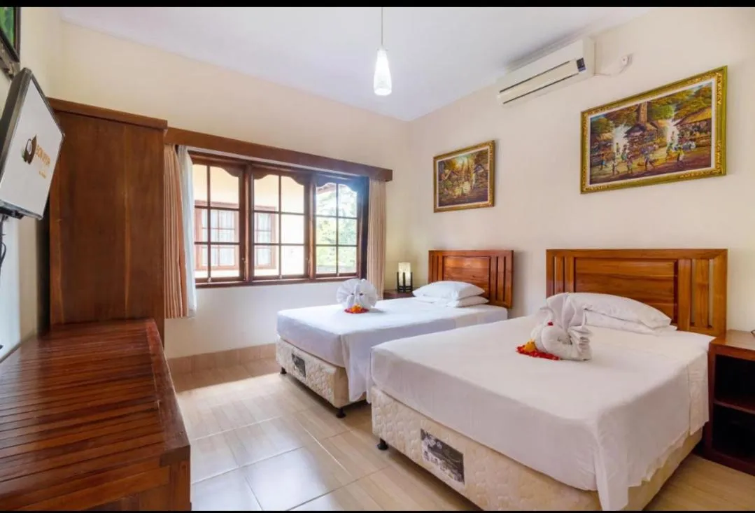 Bed in Bon Nyuh Bungalows
