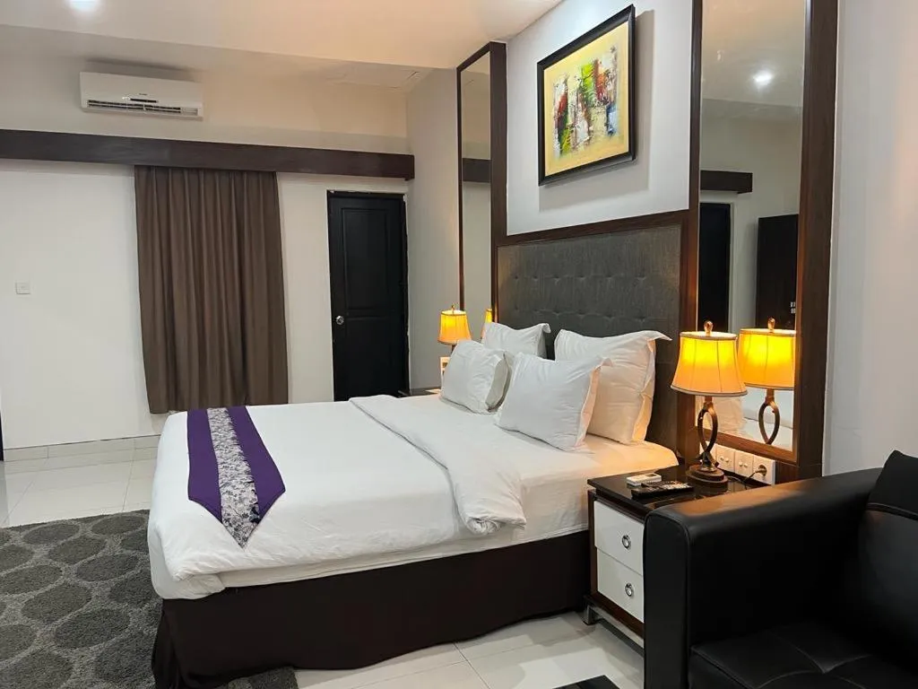 Bed in Hotel City View