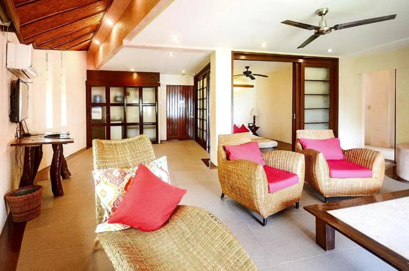 Living room in Signature Boracay Punta Rosa