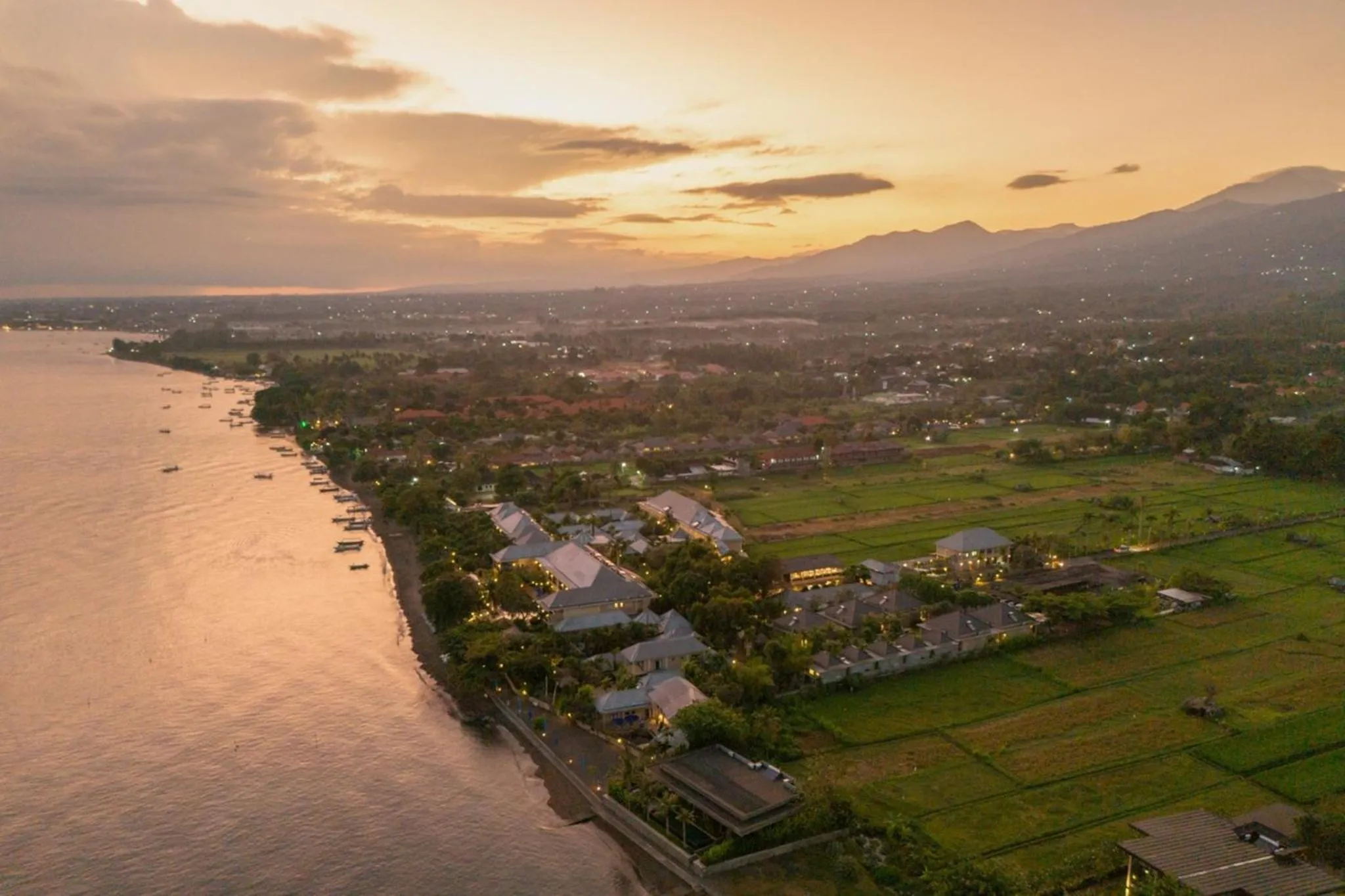 Bird's eye view in The Lovina