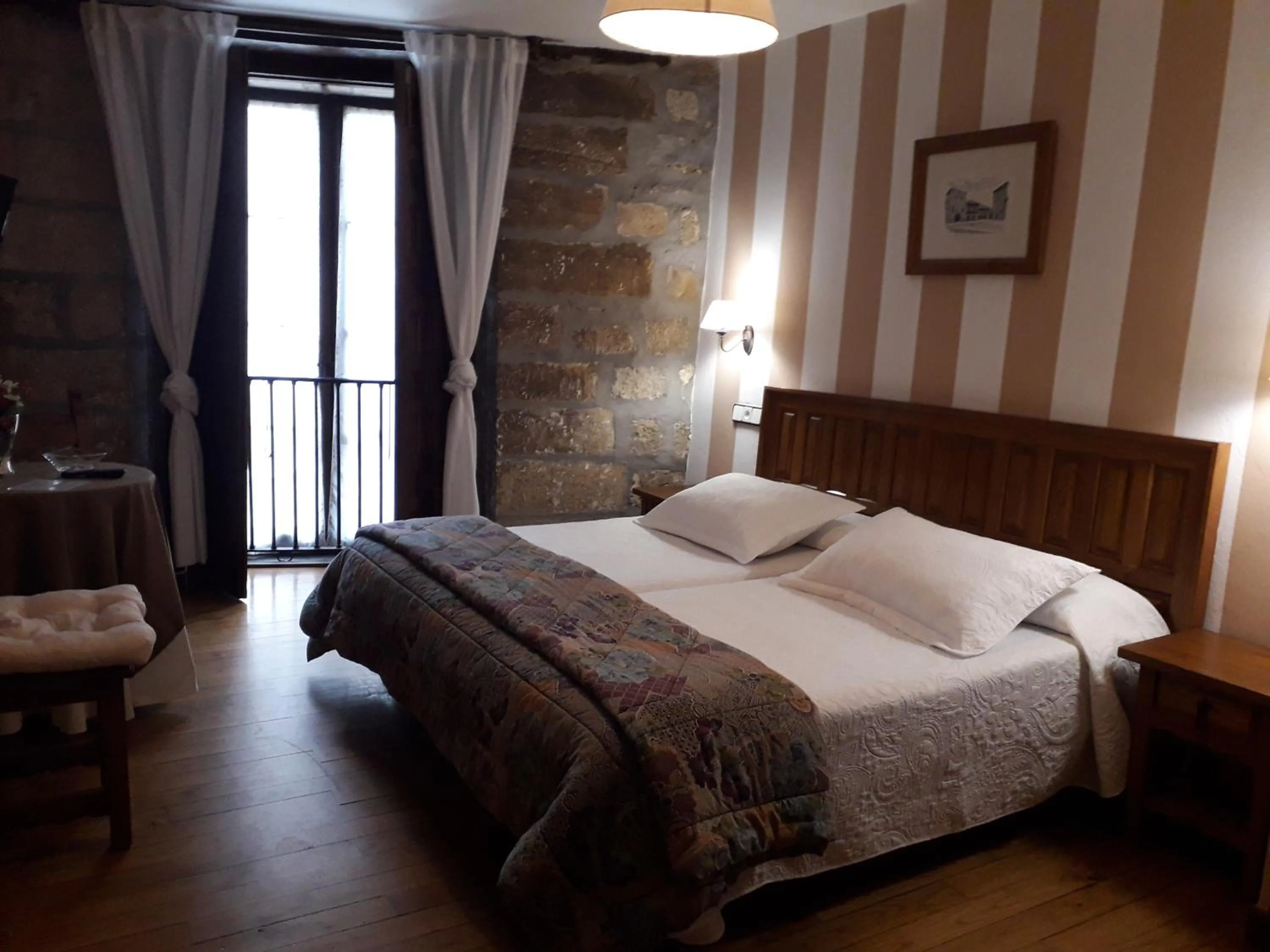 Bed in Posada Santa Juliana