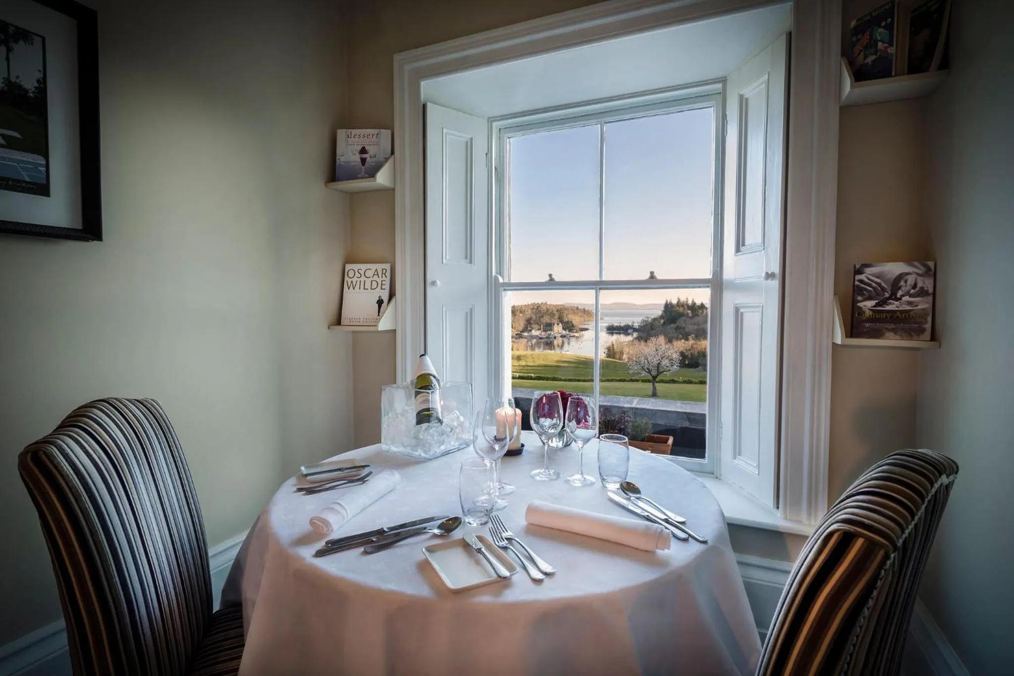 Restaurant/places to eat in The Lodge at Ashford Castle