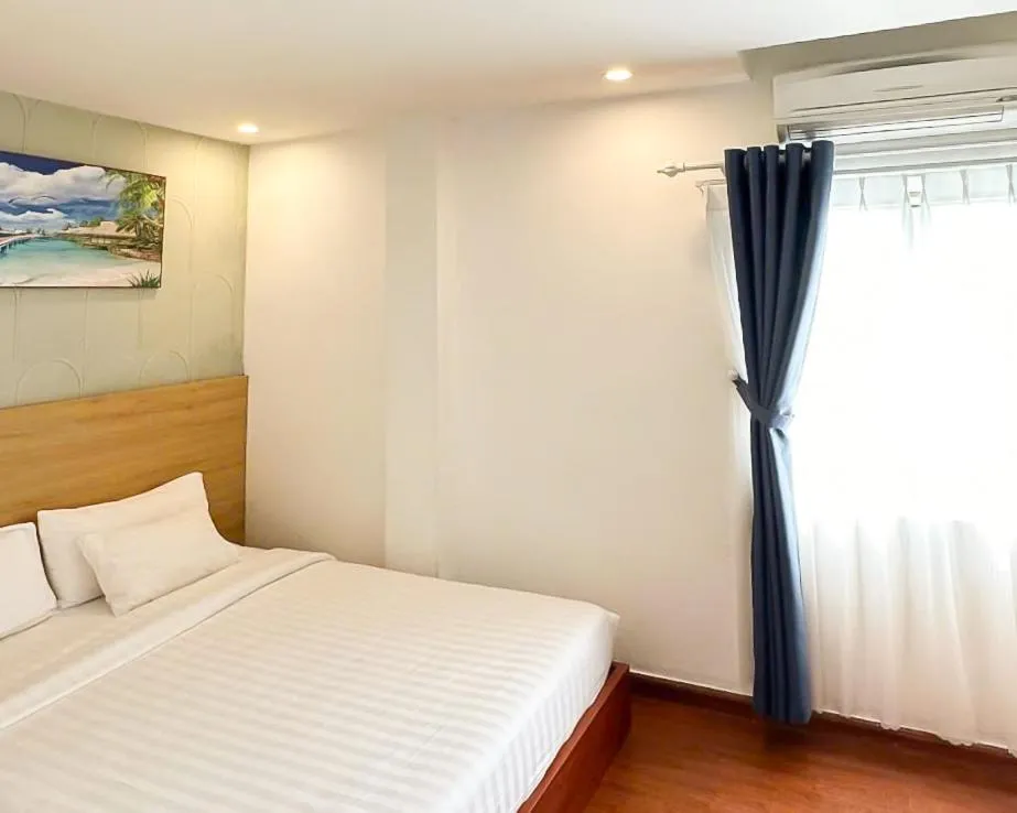 Bed in A25 Hotel -137 Nguyễn Du - Đà Nẵng