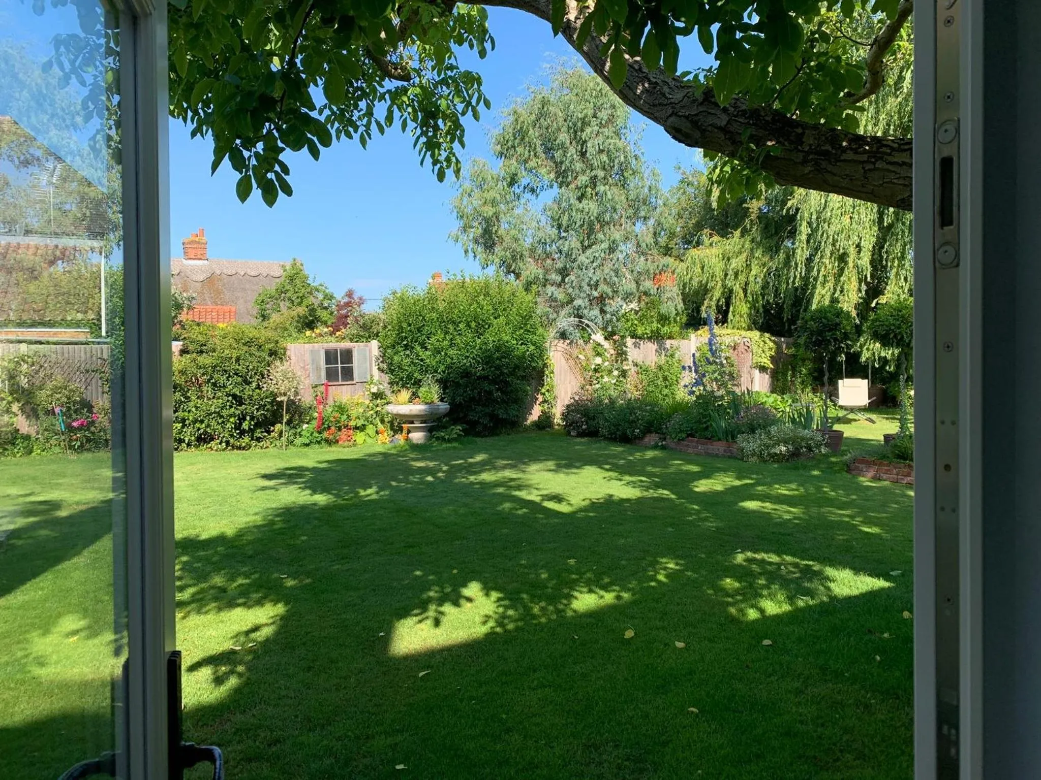 Garden view in Corner House Luxury BnB