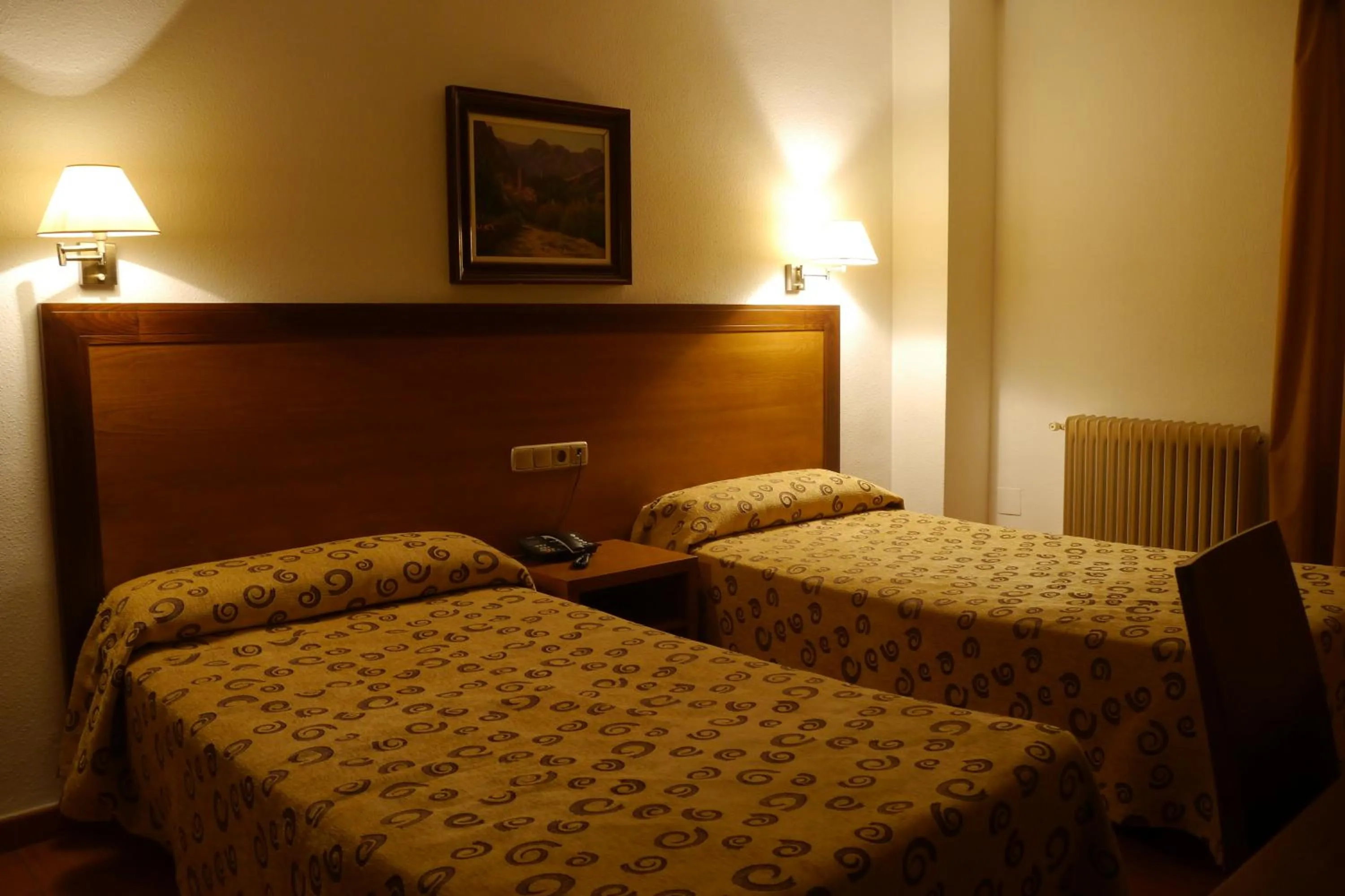 Bed in Hotel Torrezaf