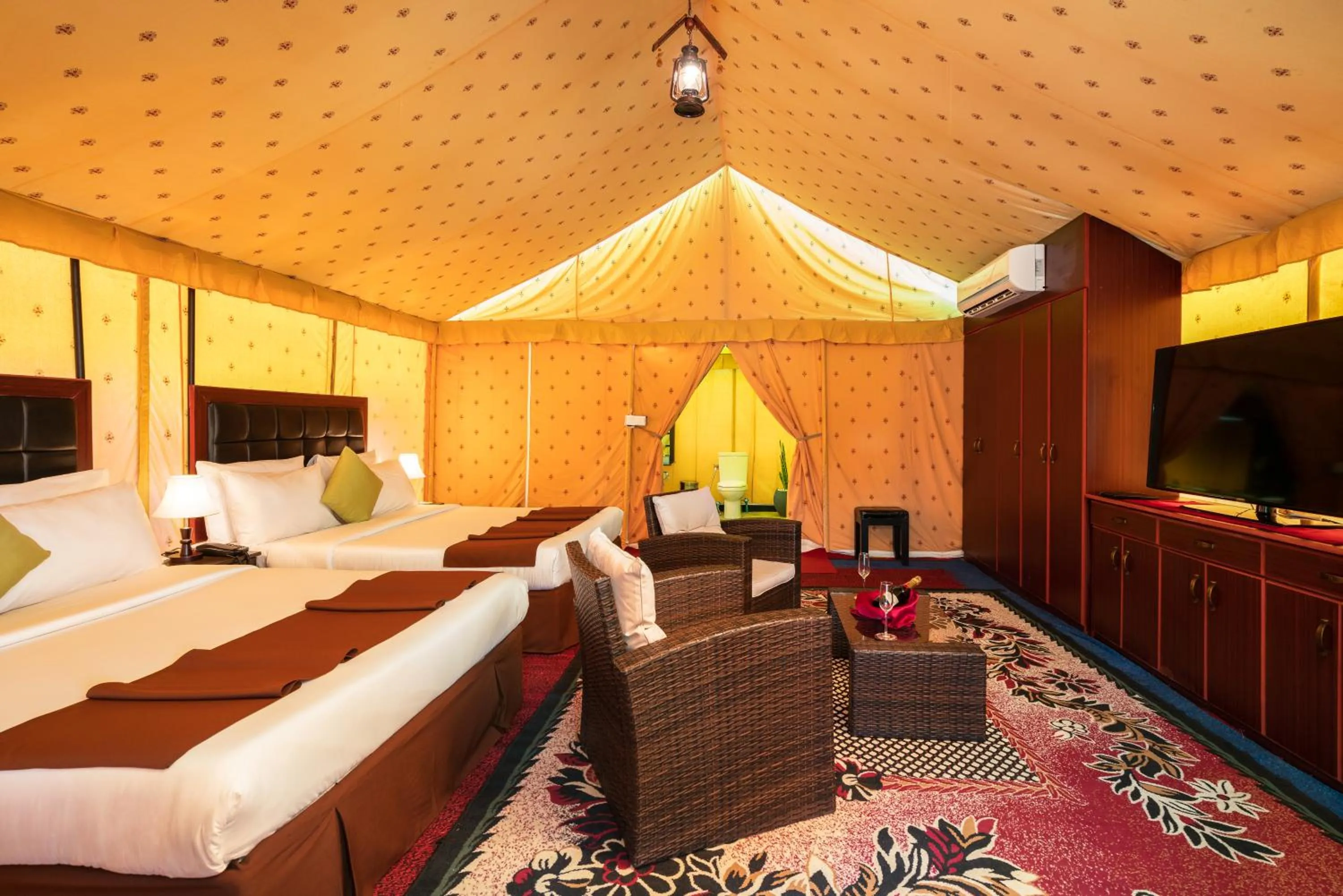 Bed in Fun Retreat Resort, Hotel and Ayurveda Spa