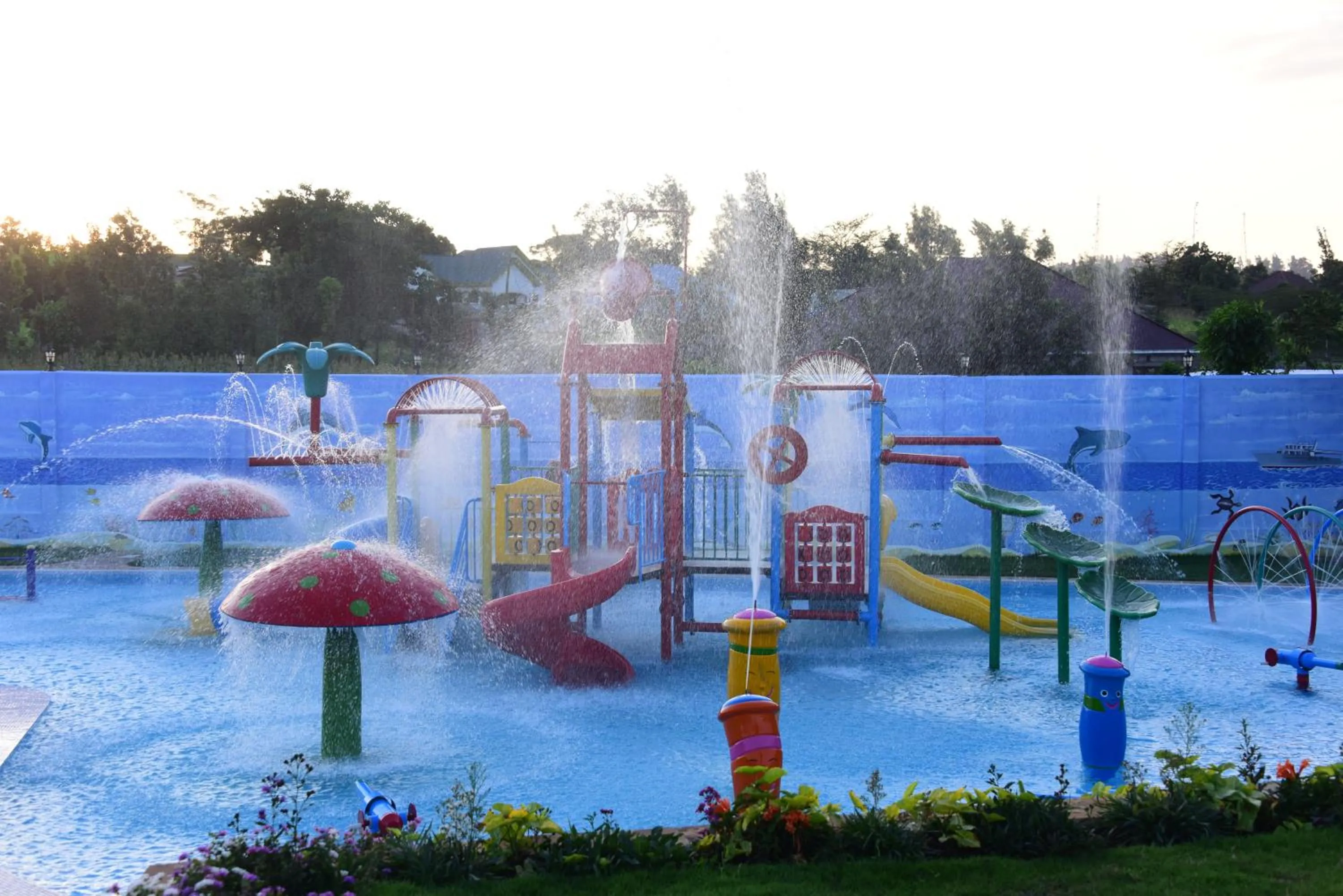 Aqua park in Fun Retreat Resort, Hotel and Ayurveda Spa