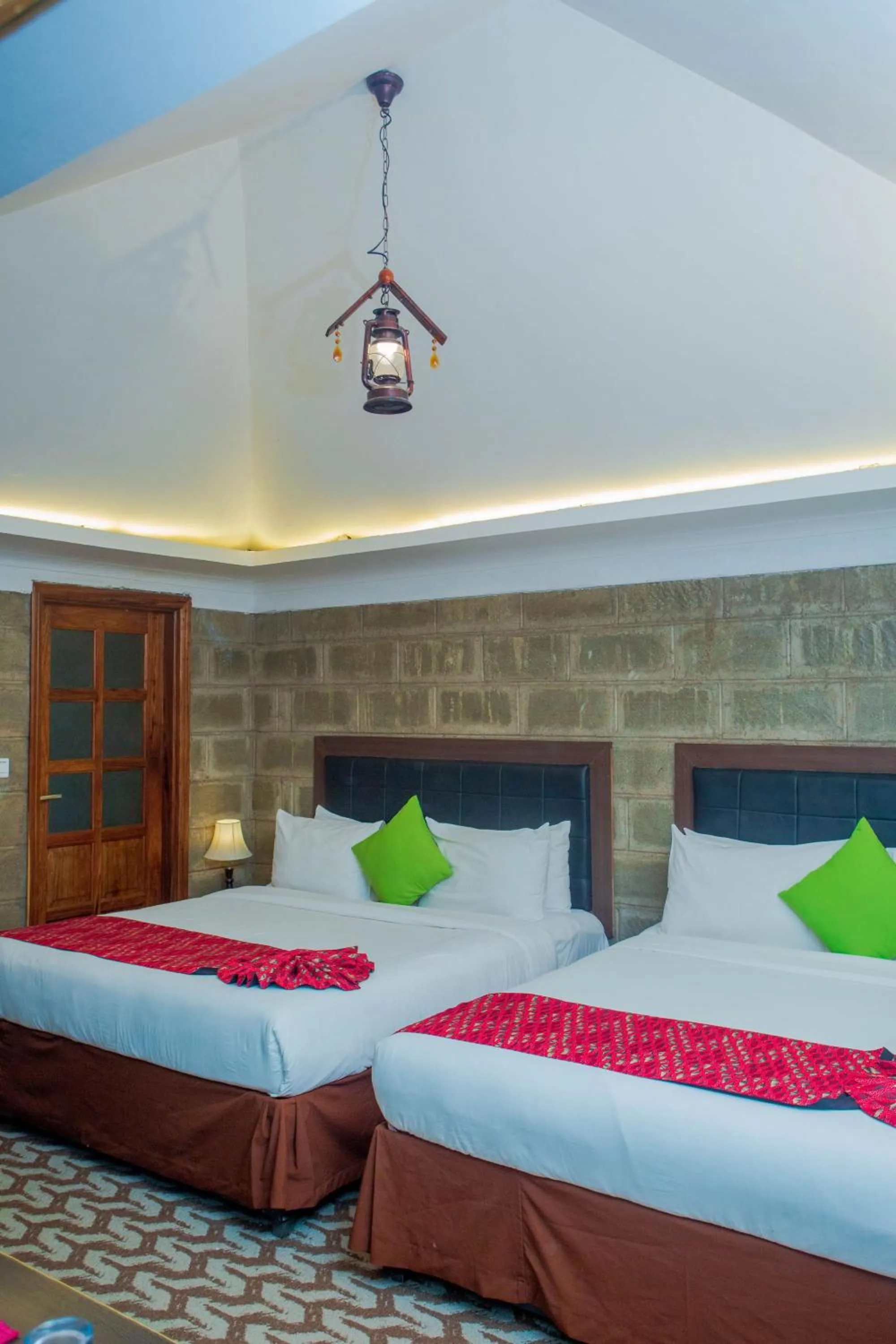 Bed in Fun Retreat Resort, Hotel and Ayurveda Spa