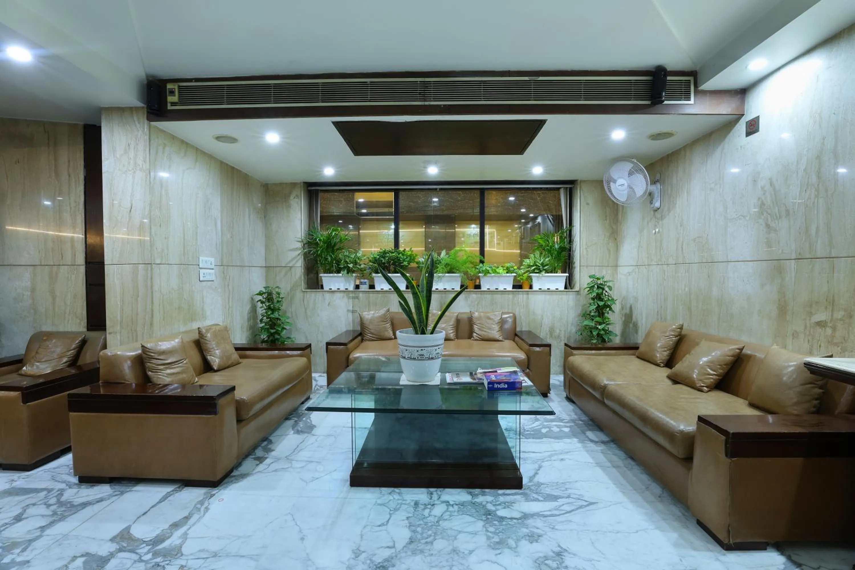 Lobby or reception in Airport Hotel Grand