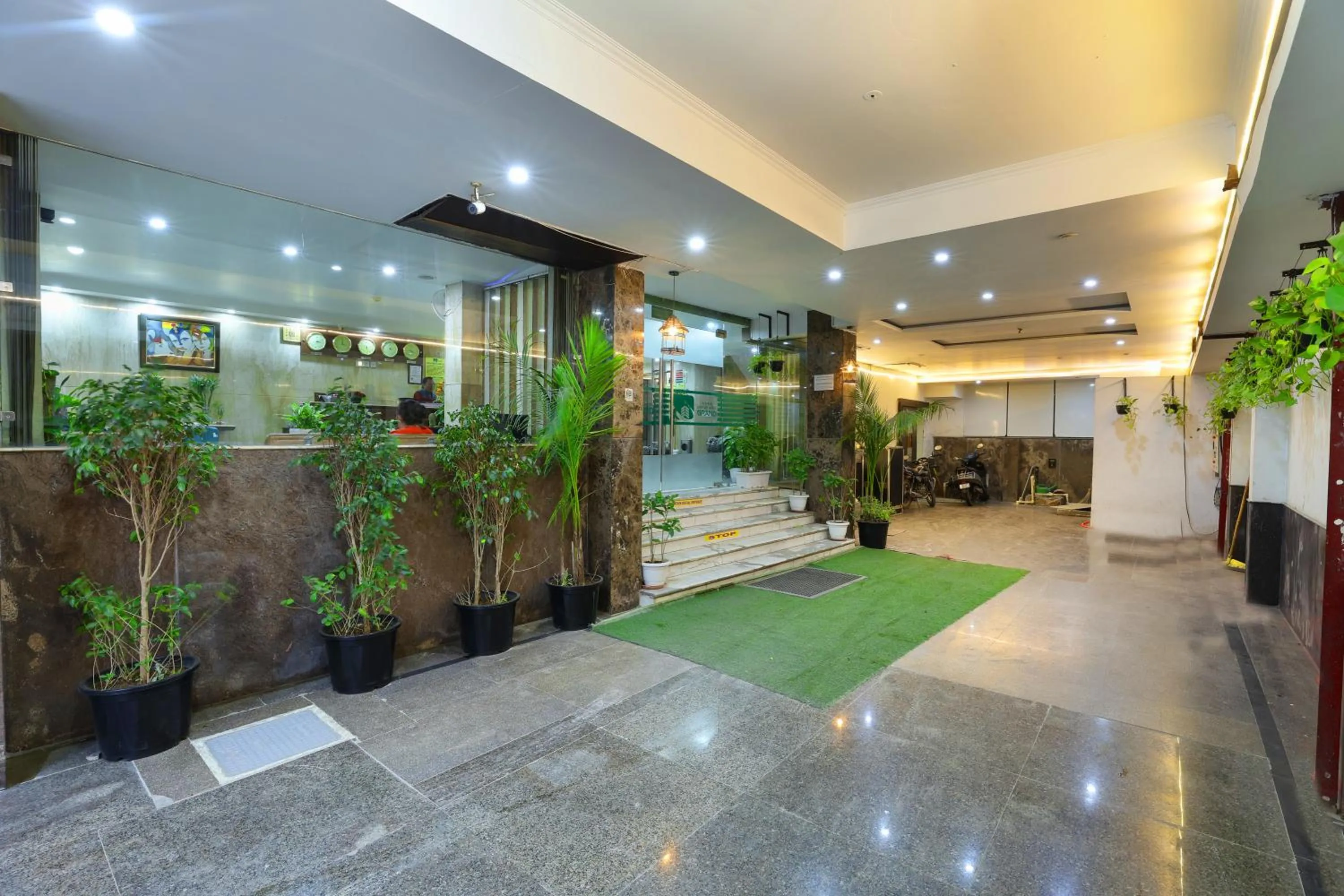 Lobby or reception in Airport Hotel Grand