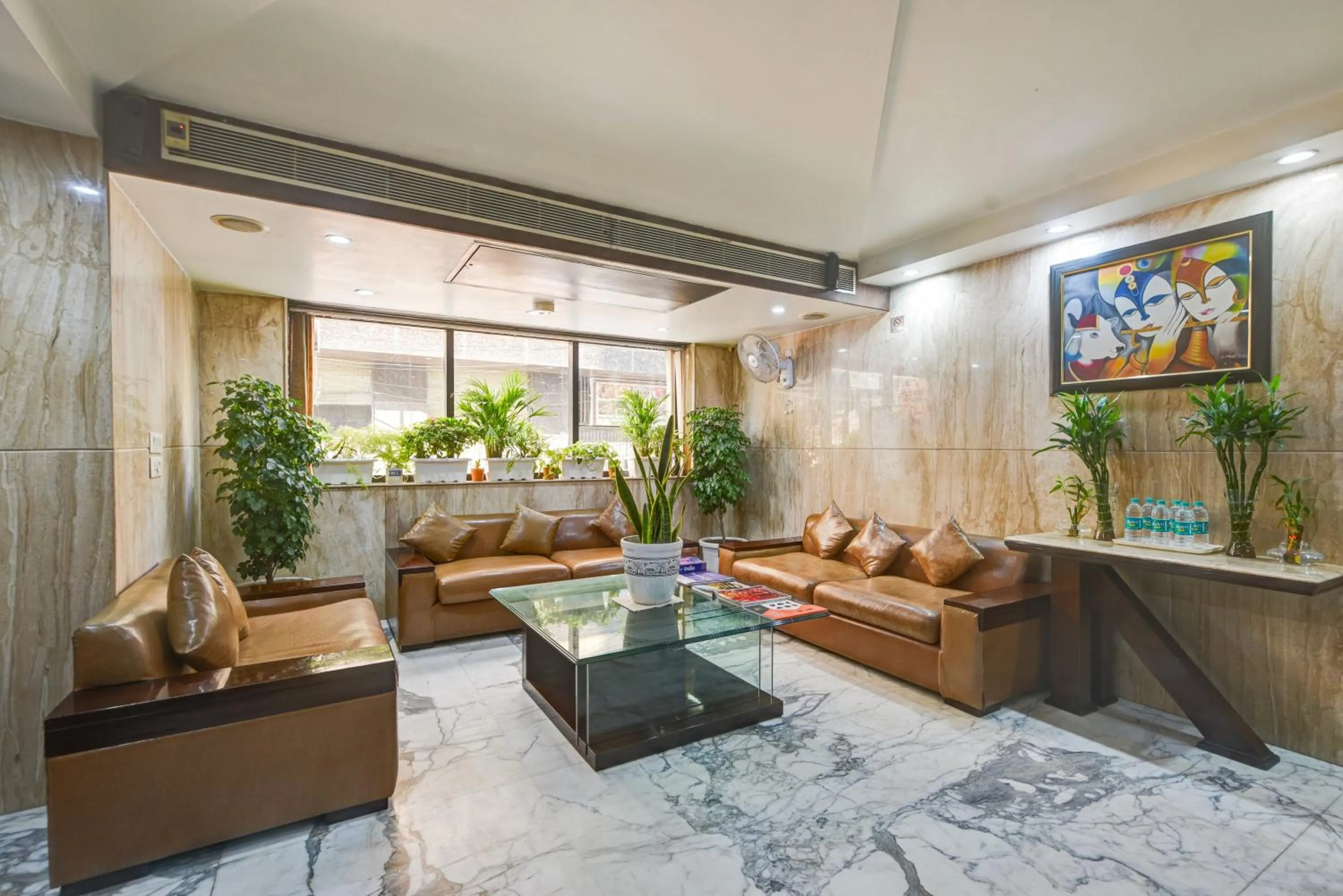 Seating area in Airport Hotel Grand