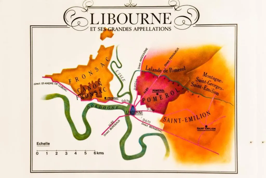 Floor plan in La Closerie de Fronsac