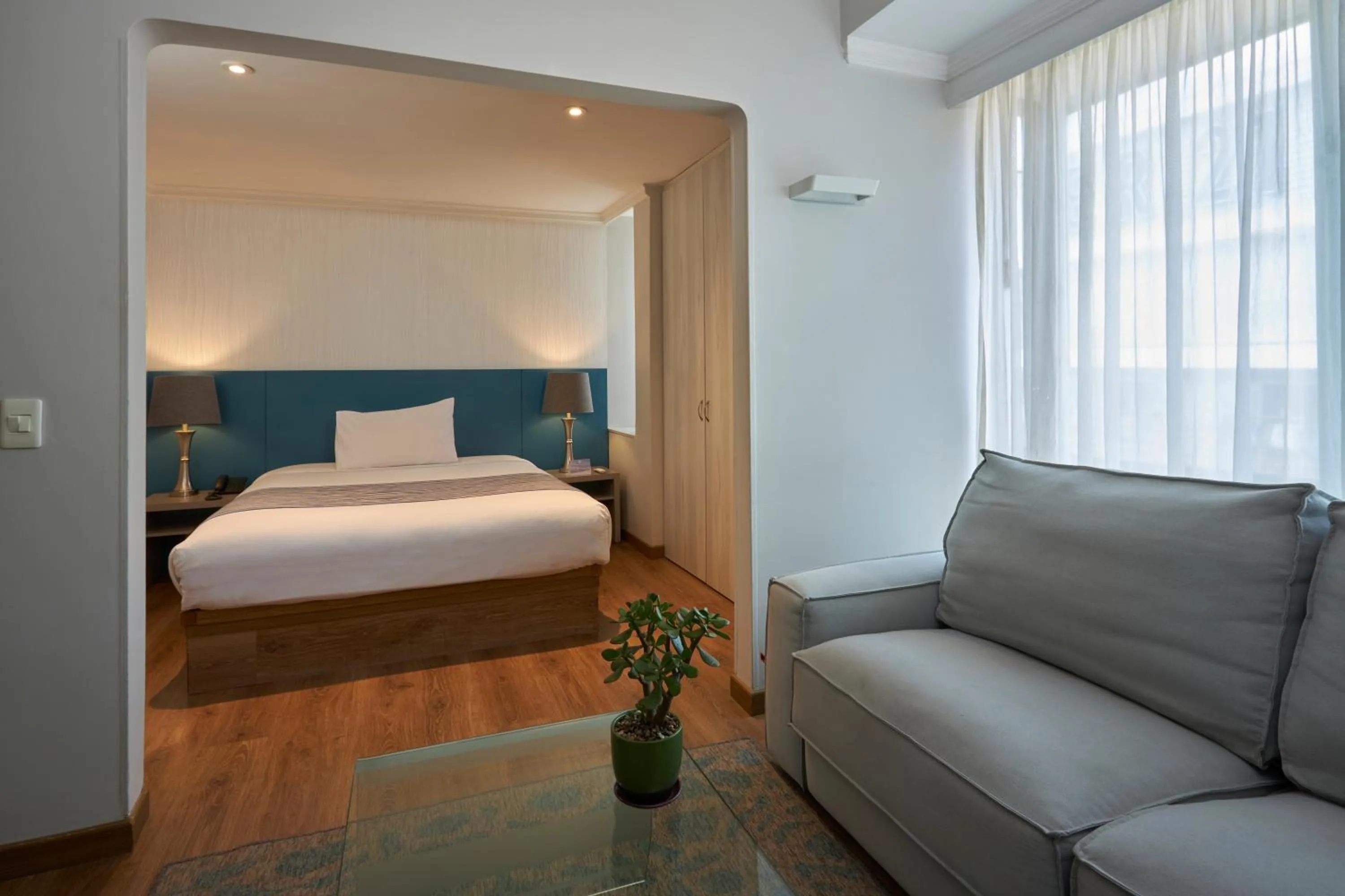 Seating area, Bed in Hotel Saint Simon