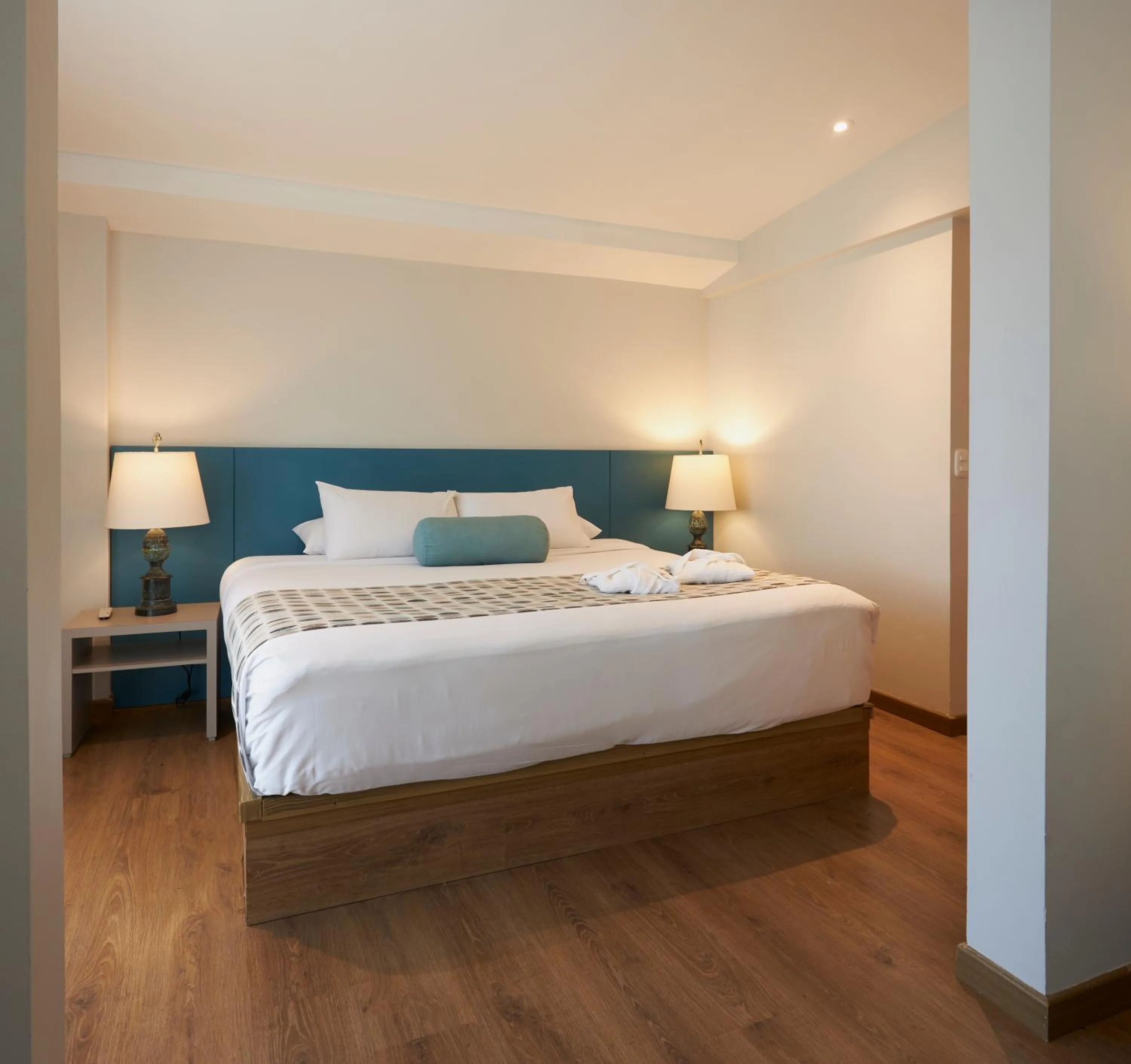 Bed in Hotel Saint Simon