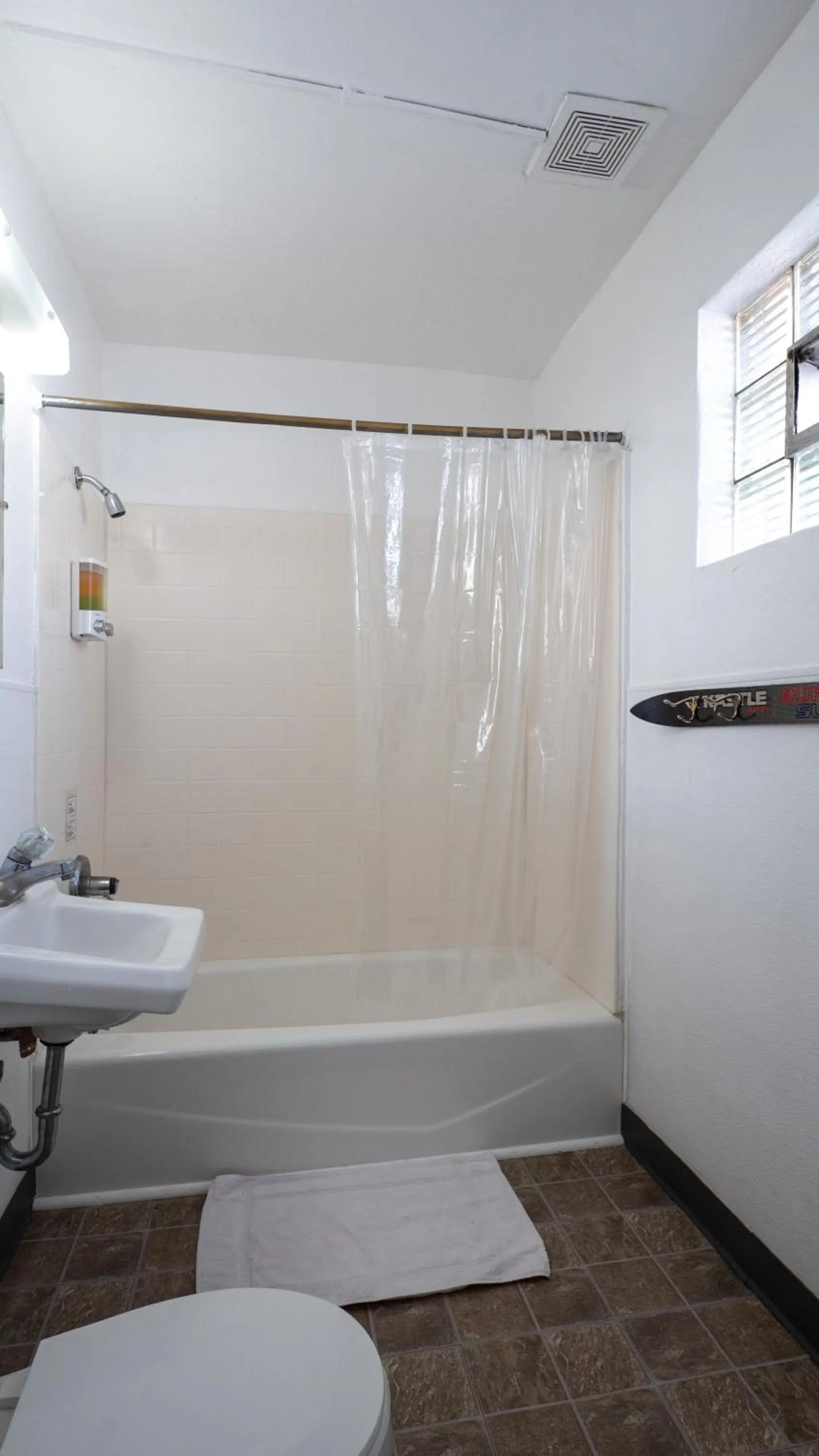 Shower in RAD Hostel