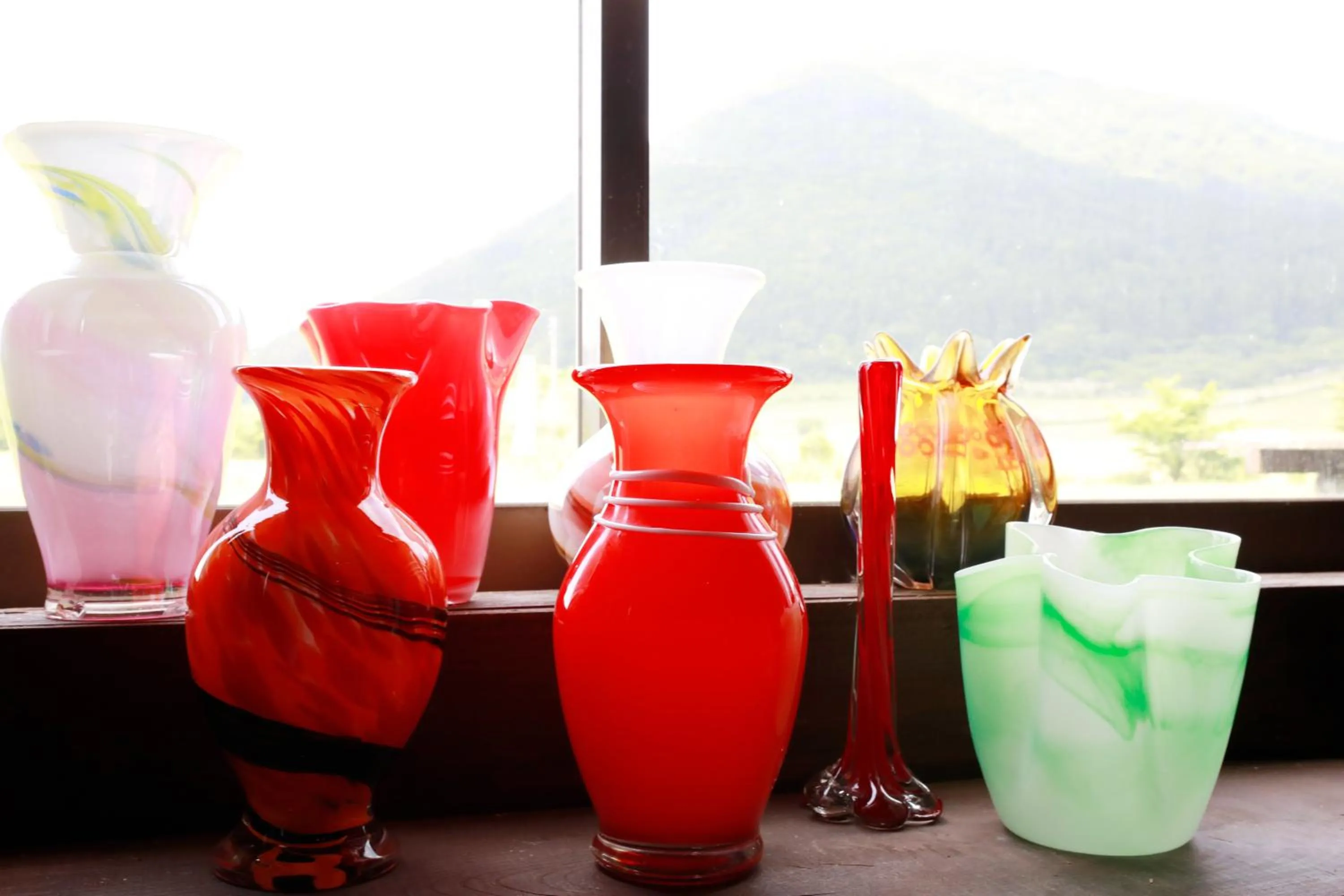 Mountain view in Pension Kamifuji