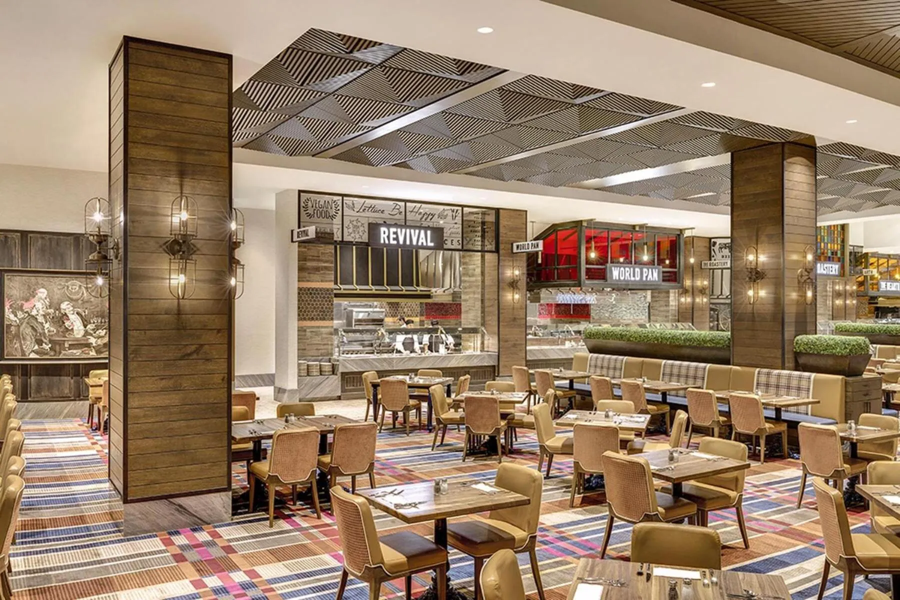 Restaurant/places to eat in Palms Place One Bedroom Suite 1220 sqft