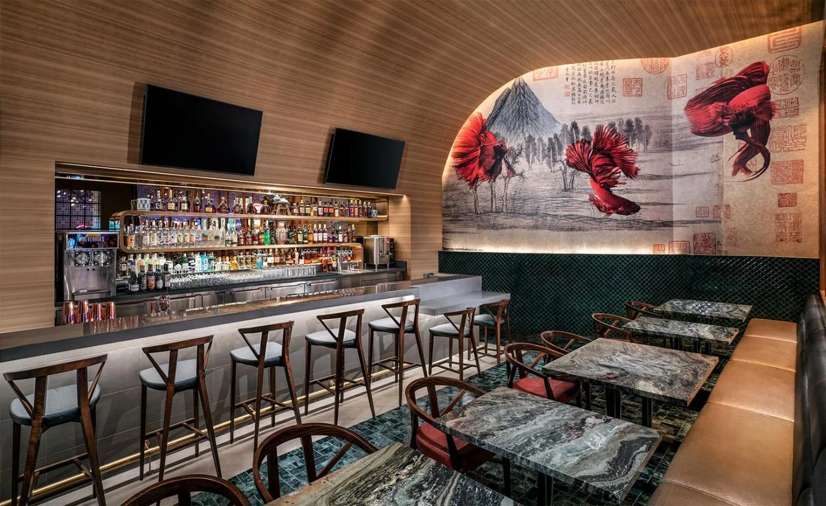 Restaurant/places to eat in Palms Place One Bedroom Suite 1220 sqft