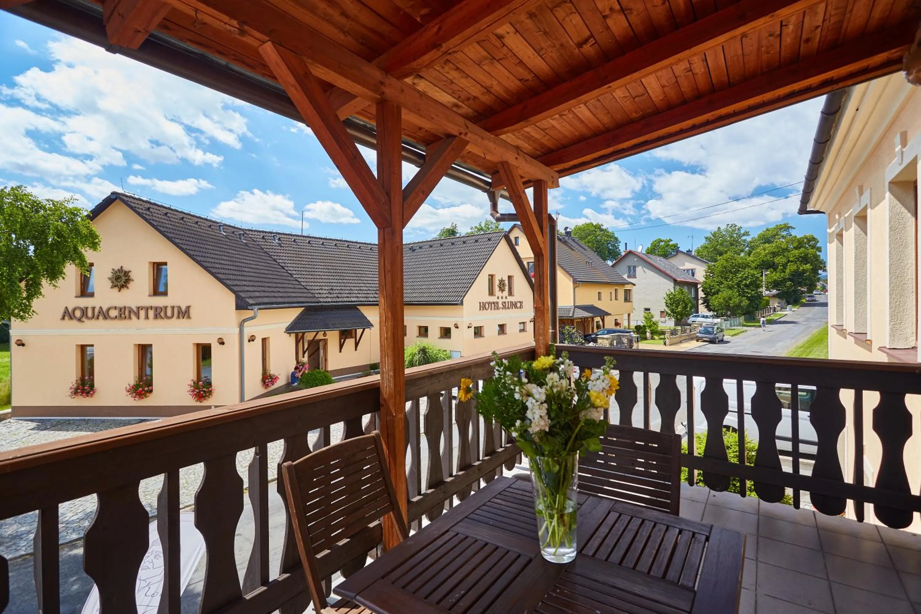 Property building in Hotel Slunce