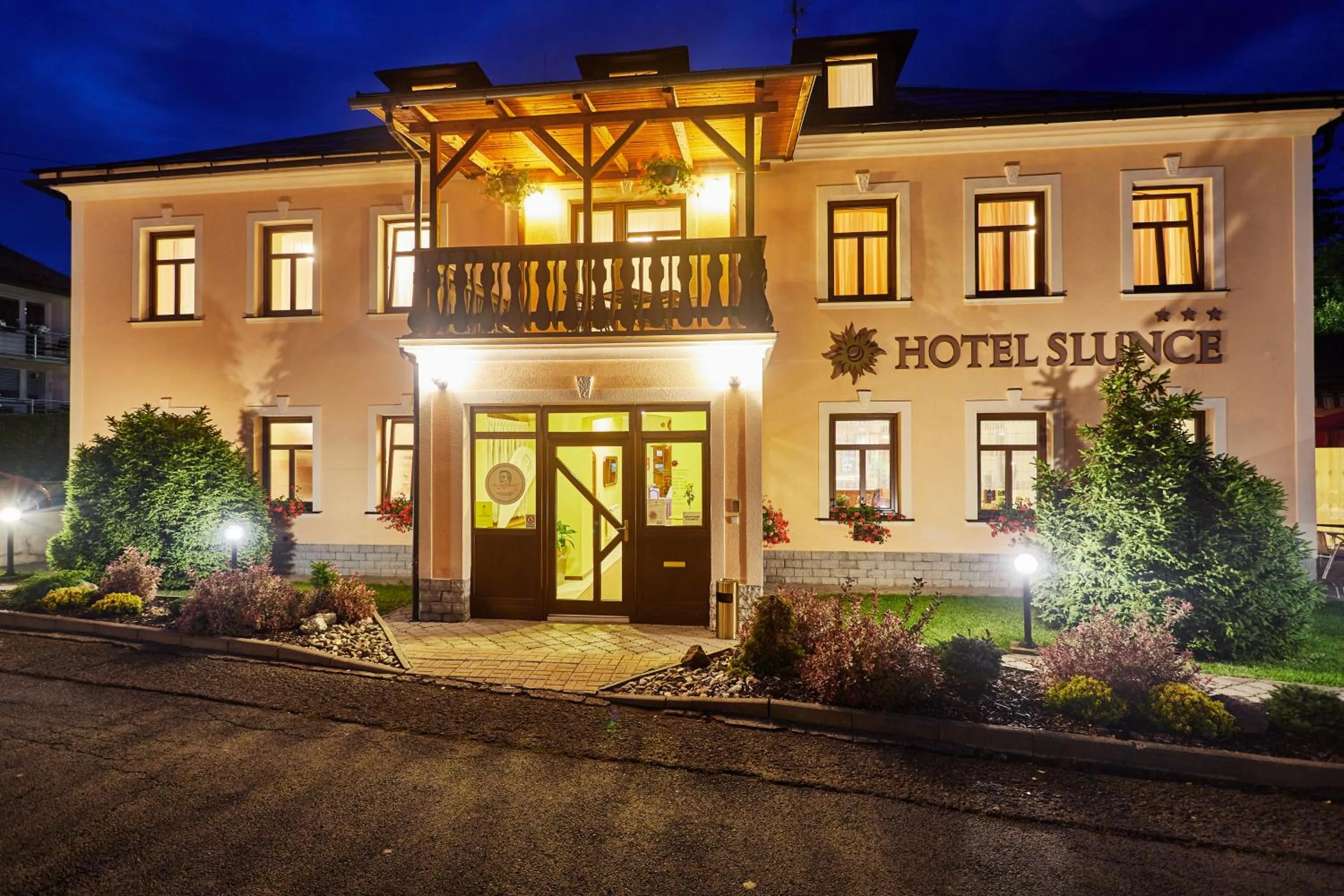 Property building in Hotel Slunce