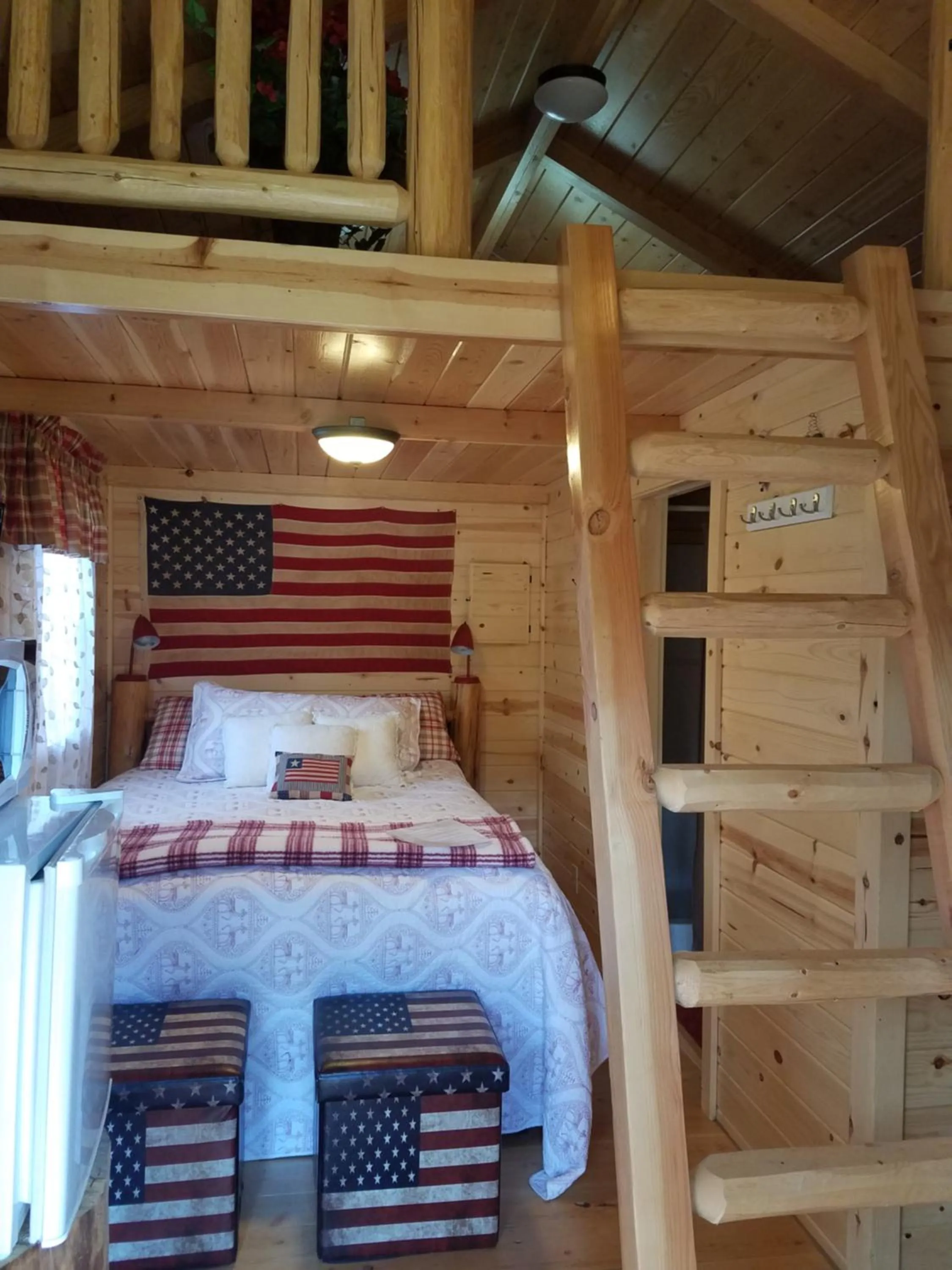 Bed in The Wild Game Inn