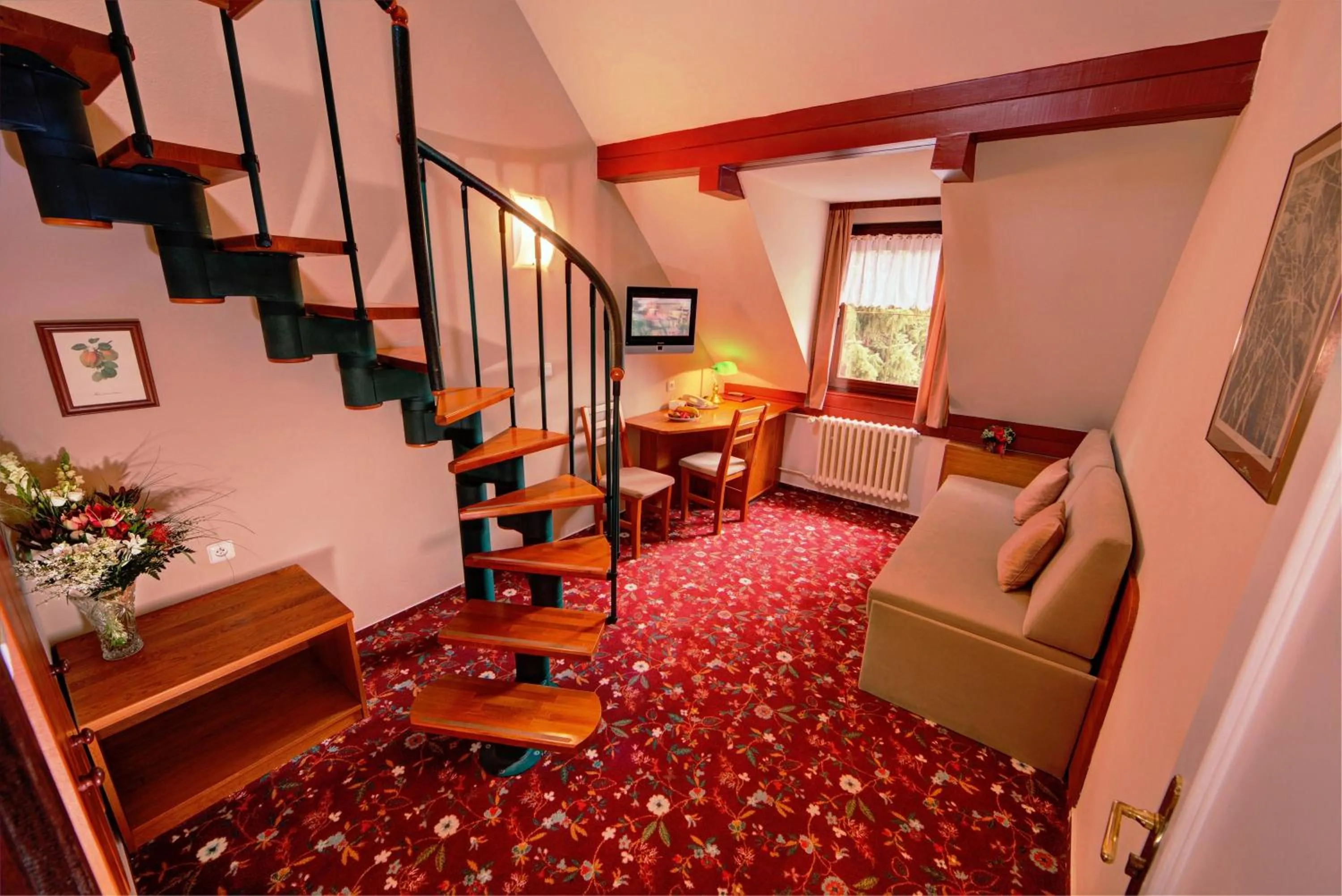 Living room in Park Hotel Pruhonice