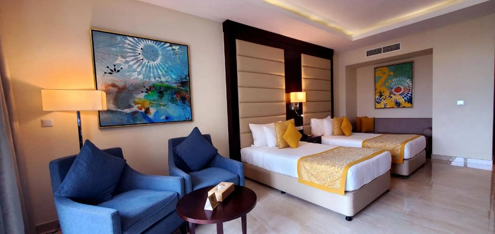 Bed in Al Bahar Hotel & Resort