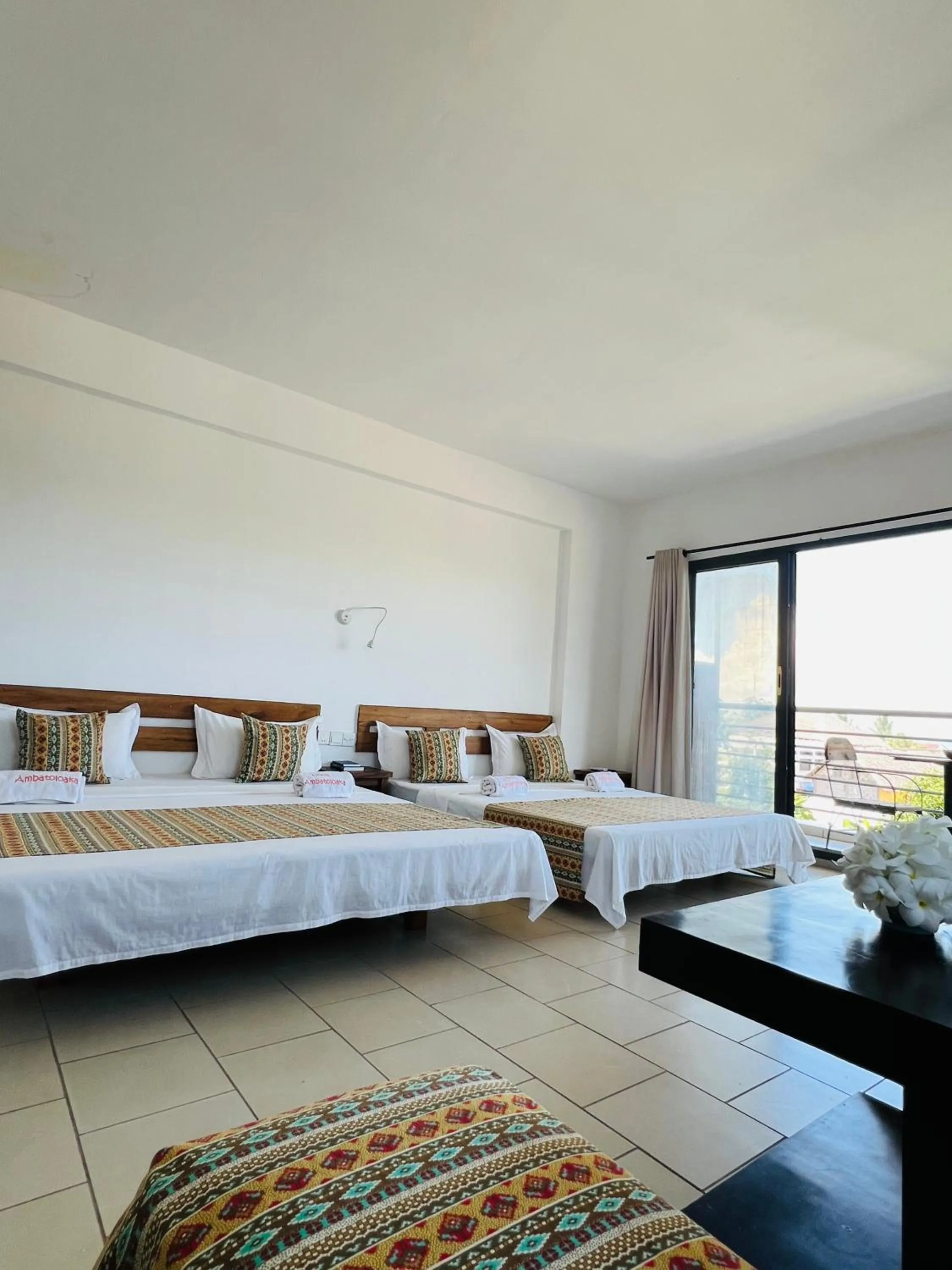 Bed in Hôtel Ambatoloaka