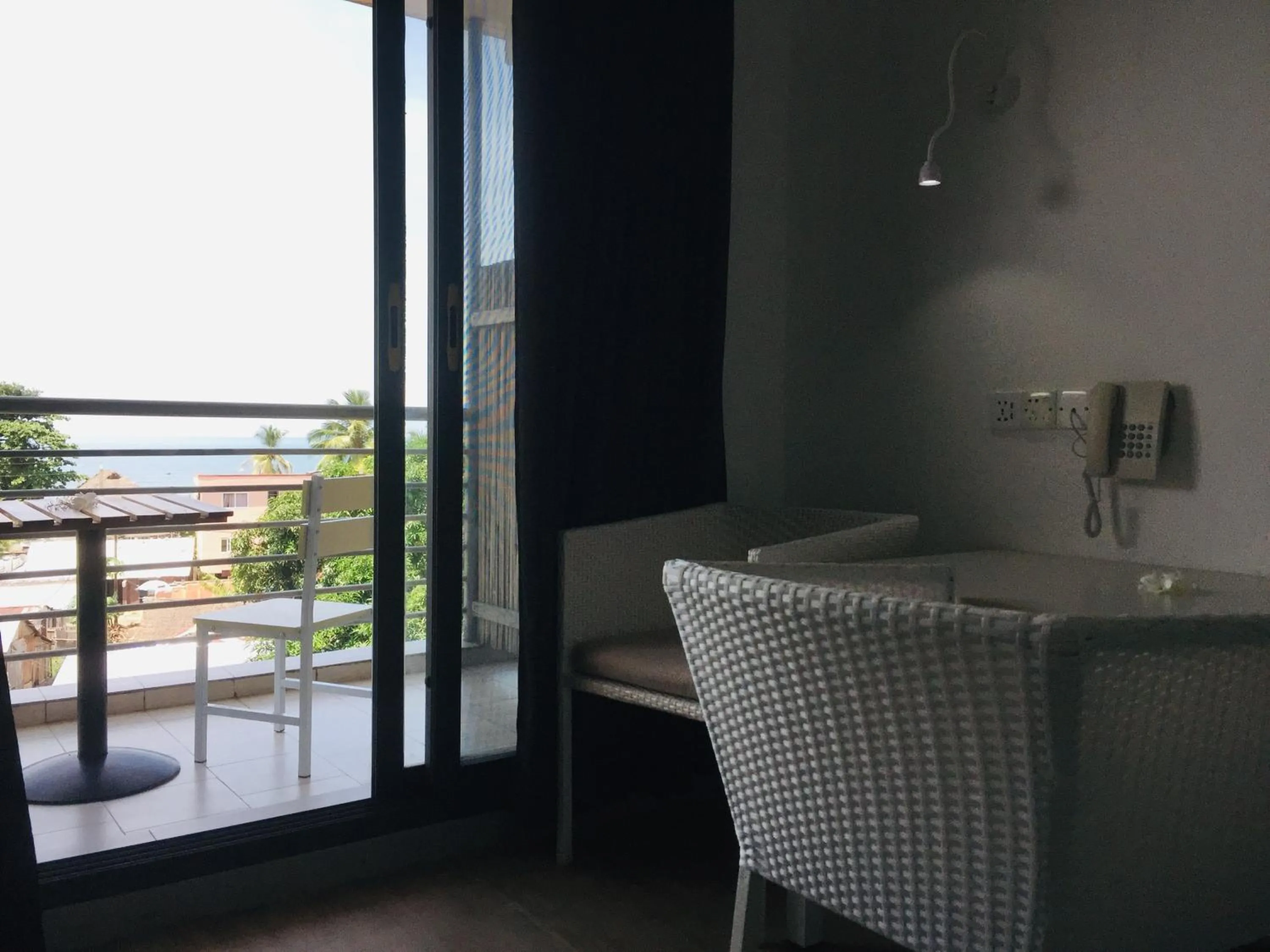 Balcony/Terrace in Hôtel Ambatoloaka